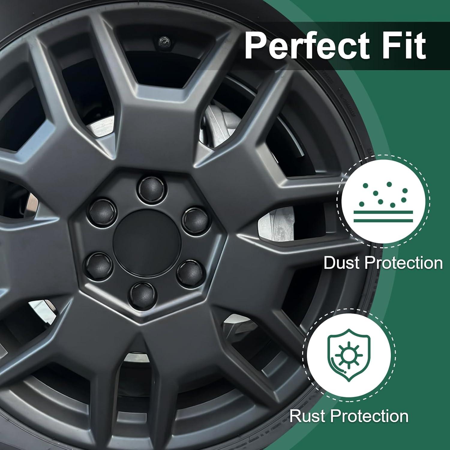 Cubiertas de Tuercas de Llantas COENGWO para Tesla Cybertruck 21mm