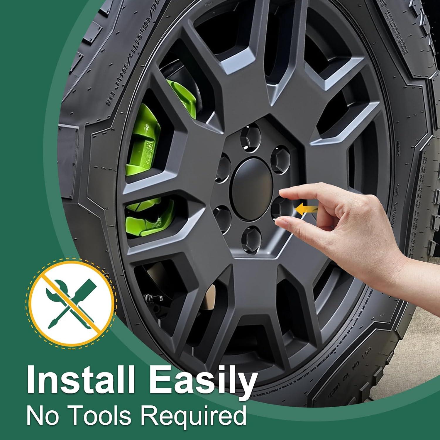 Cubiertas de Tuercas de Llantas COENGWO para Tesla Cybertruck 21mm