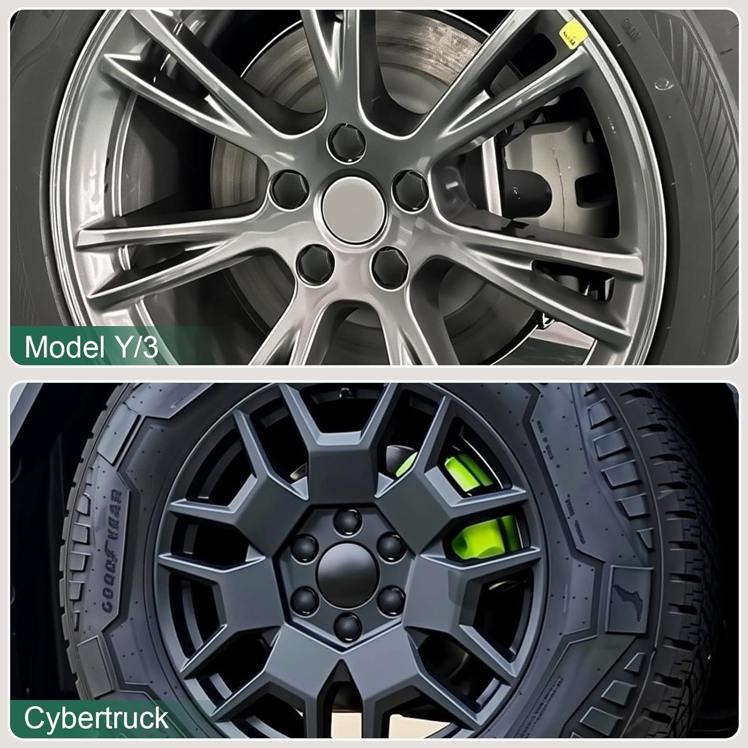 Cubiertas de Tuercas de Llantas COENGWO para Tesla Cybertruck 21mm