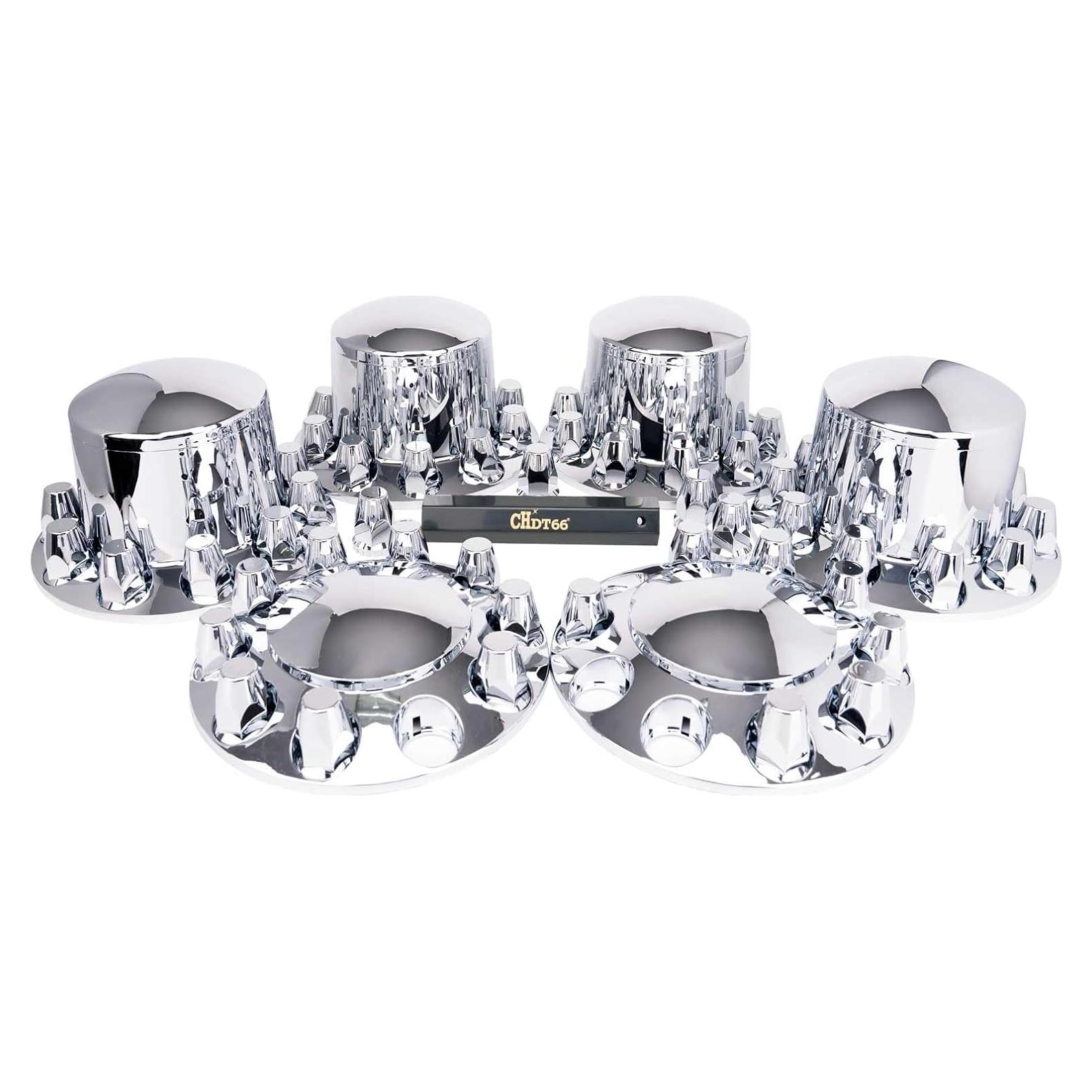 Juego de Cubiertas de Rueda CHDT66 Cromo 10 Tuercas 6kg