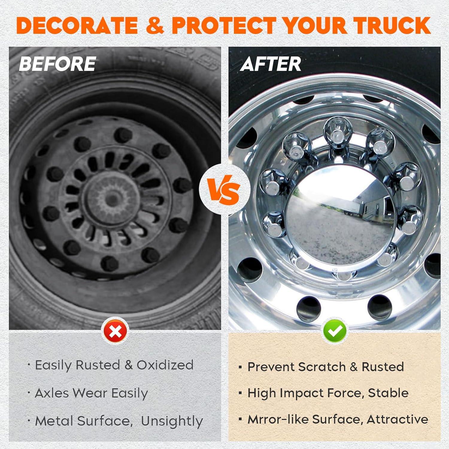 Cubierta de Eje Frontal Youxmoto YXWCV005-AAA 33mm 2 Piezas