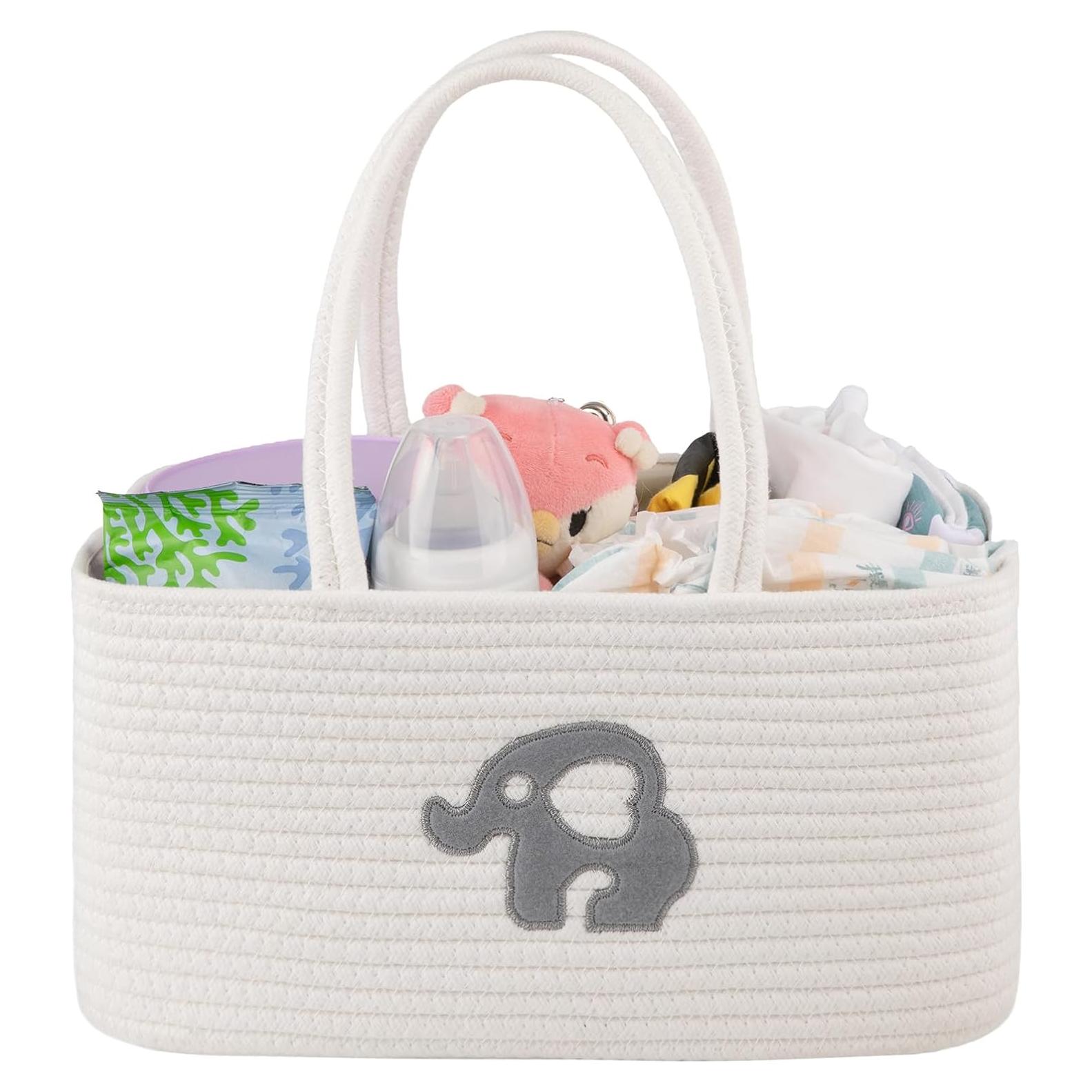 Organizador de Pañales OIAHOMY Blanco 36.1x22.1x18 cm