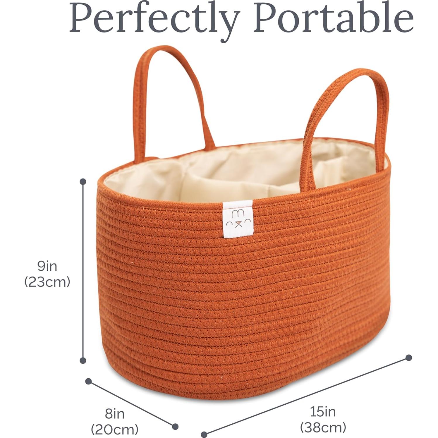 Organizador de Pañales Natemia Lirio de Agua - Portátil 38x25x20cm