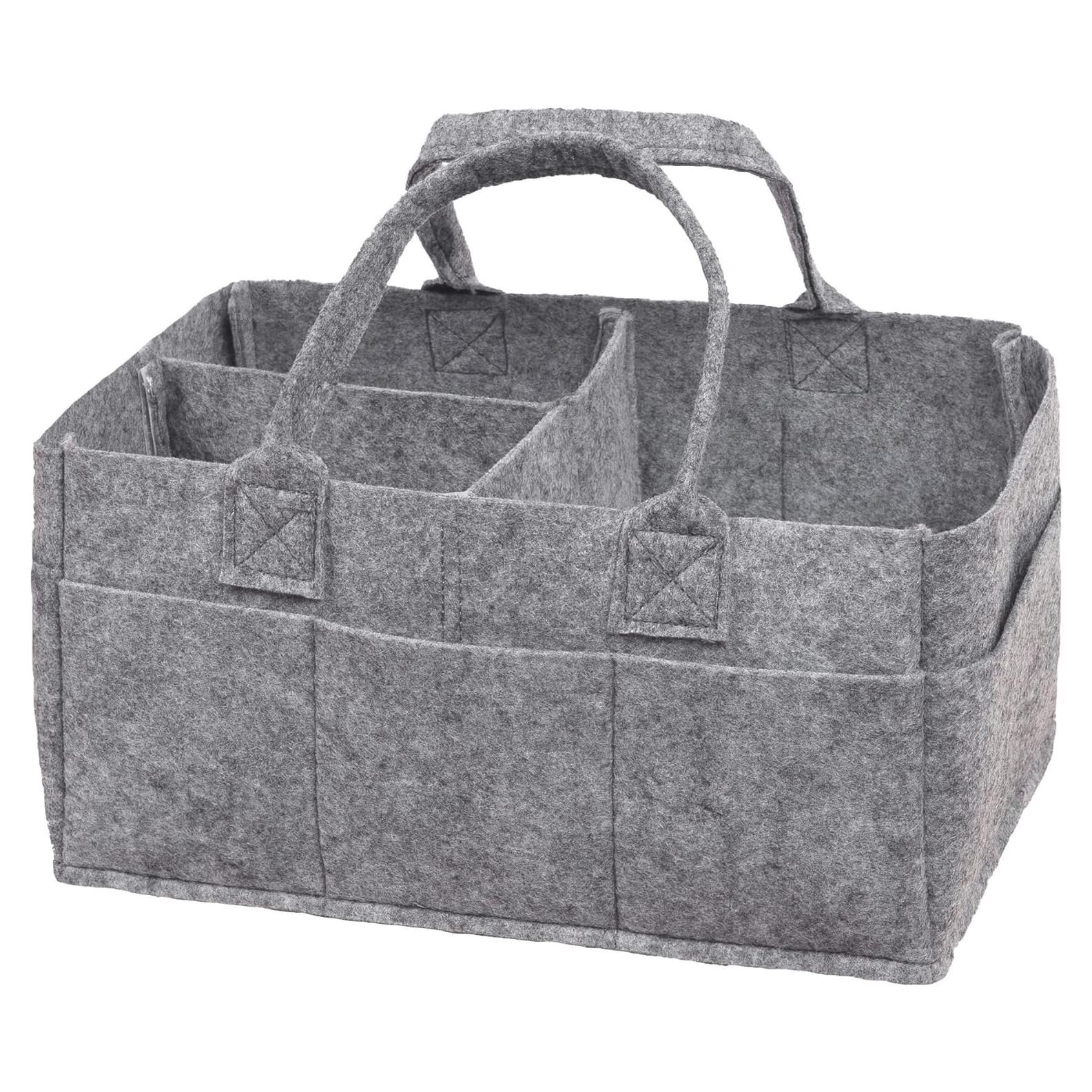 Caddy de Almacenamiento Plegable Sammy & Lou Gris Claro 29.2x15.2x20.3 cm