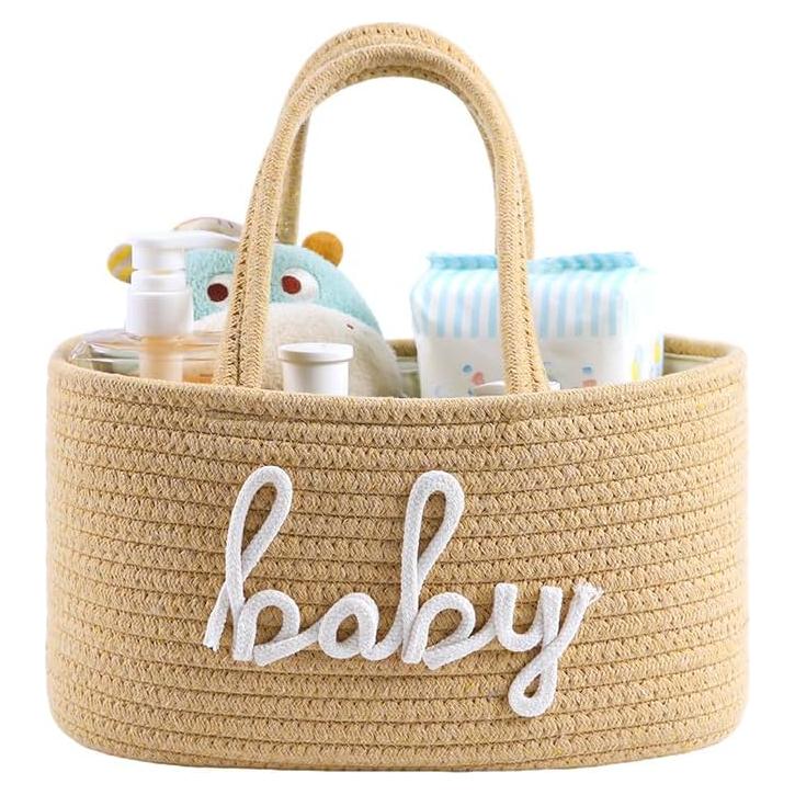 Organizador de Pañales ZOMBATI Beige 33x20x18 cm Plegable