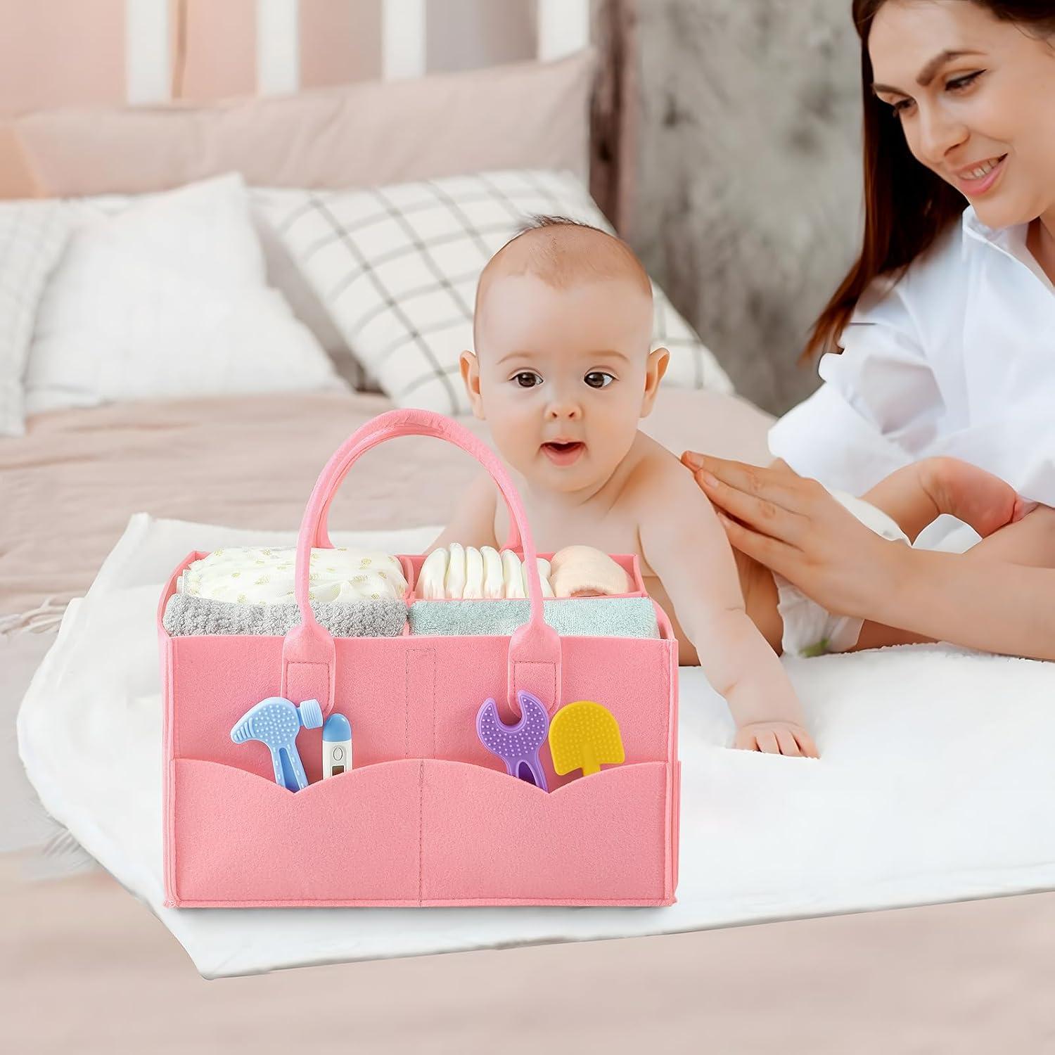 Organizador de Pañales PandaEar 2 Pack Portátil Rojo/Rosa