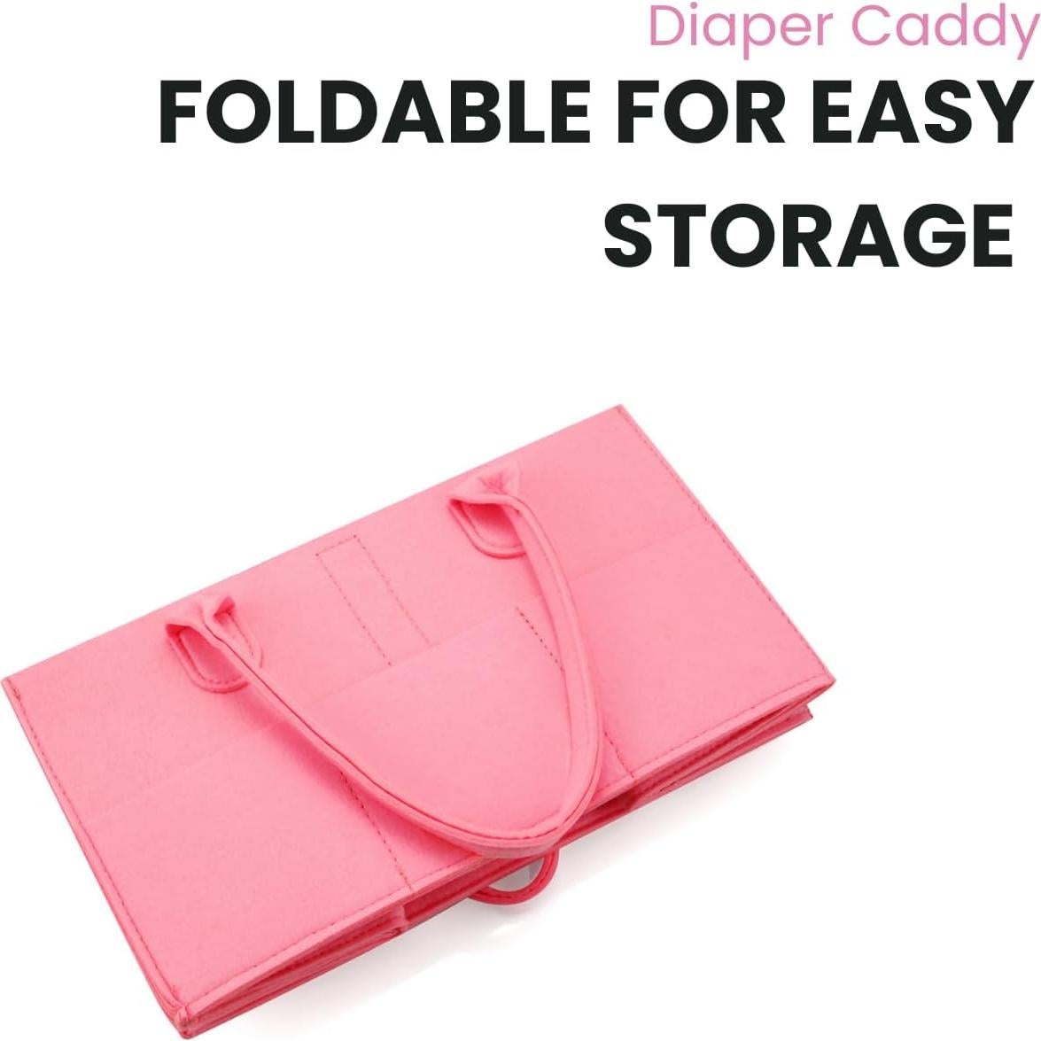 Organizador de Pañales PandaEar 2 Pack Portátil Rojo/Rosa