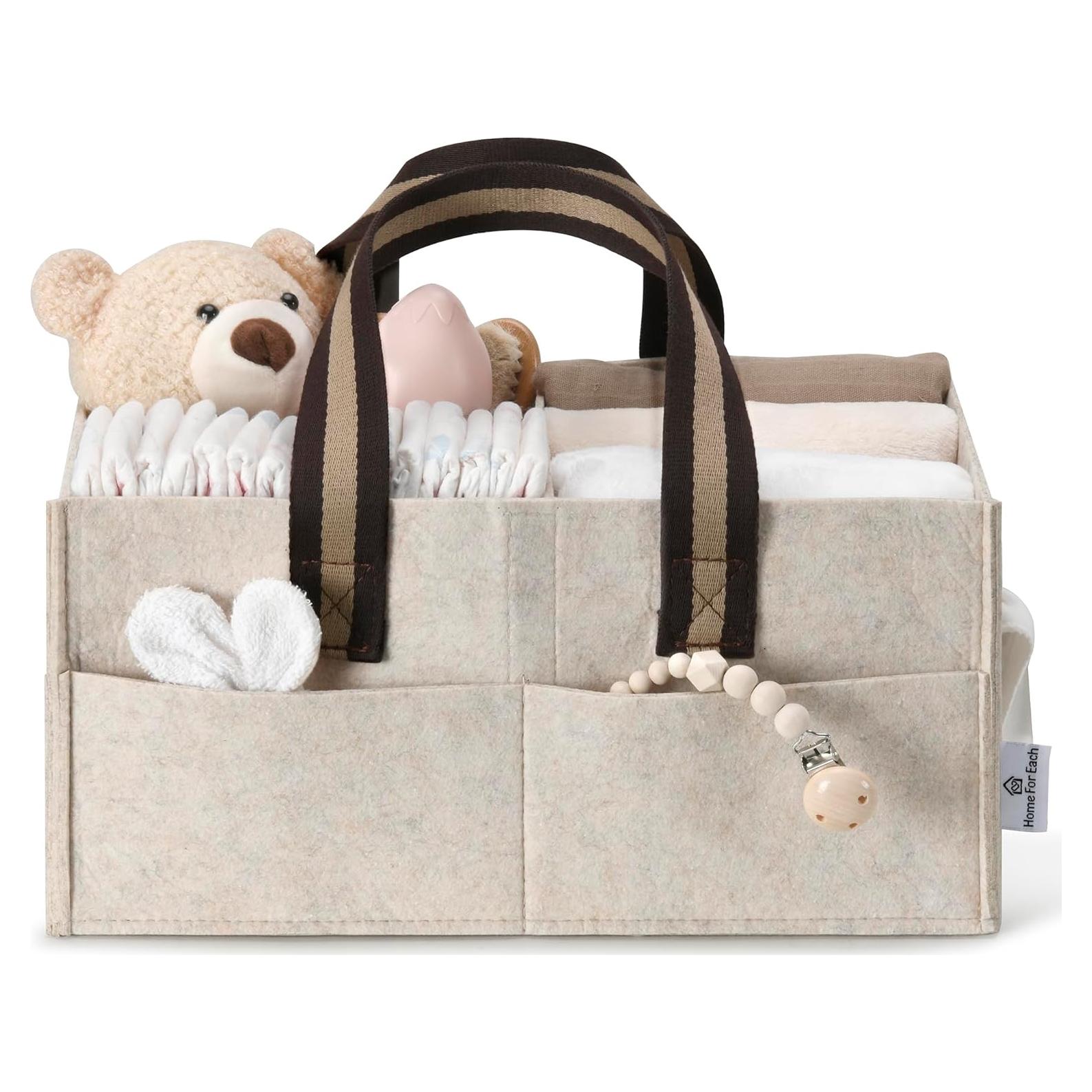 Caddy Organizador de Pañales Hogar Para Cada Uno Crema