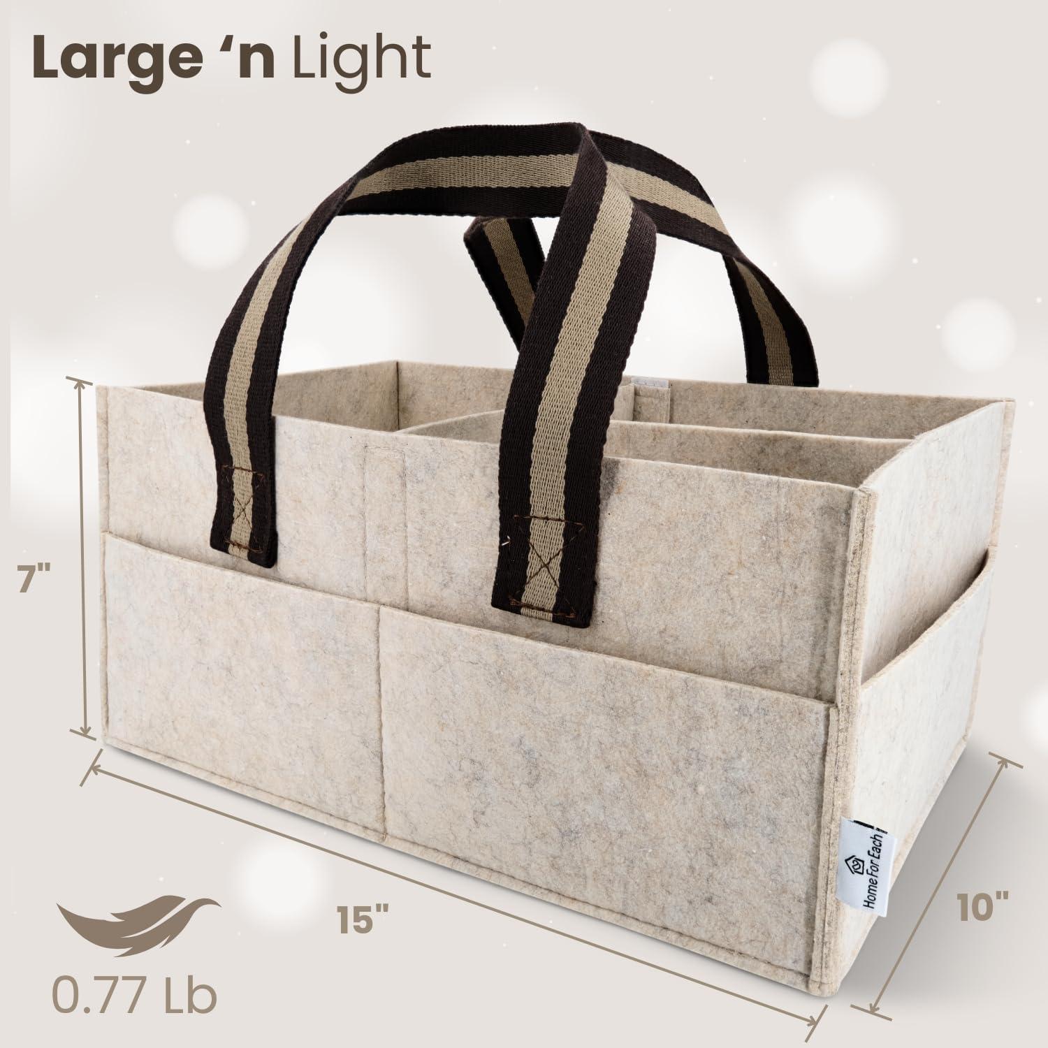 Caddy Organizador de Pañales Hogar Para Cada Uno Crema