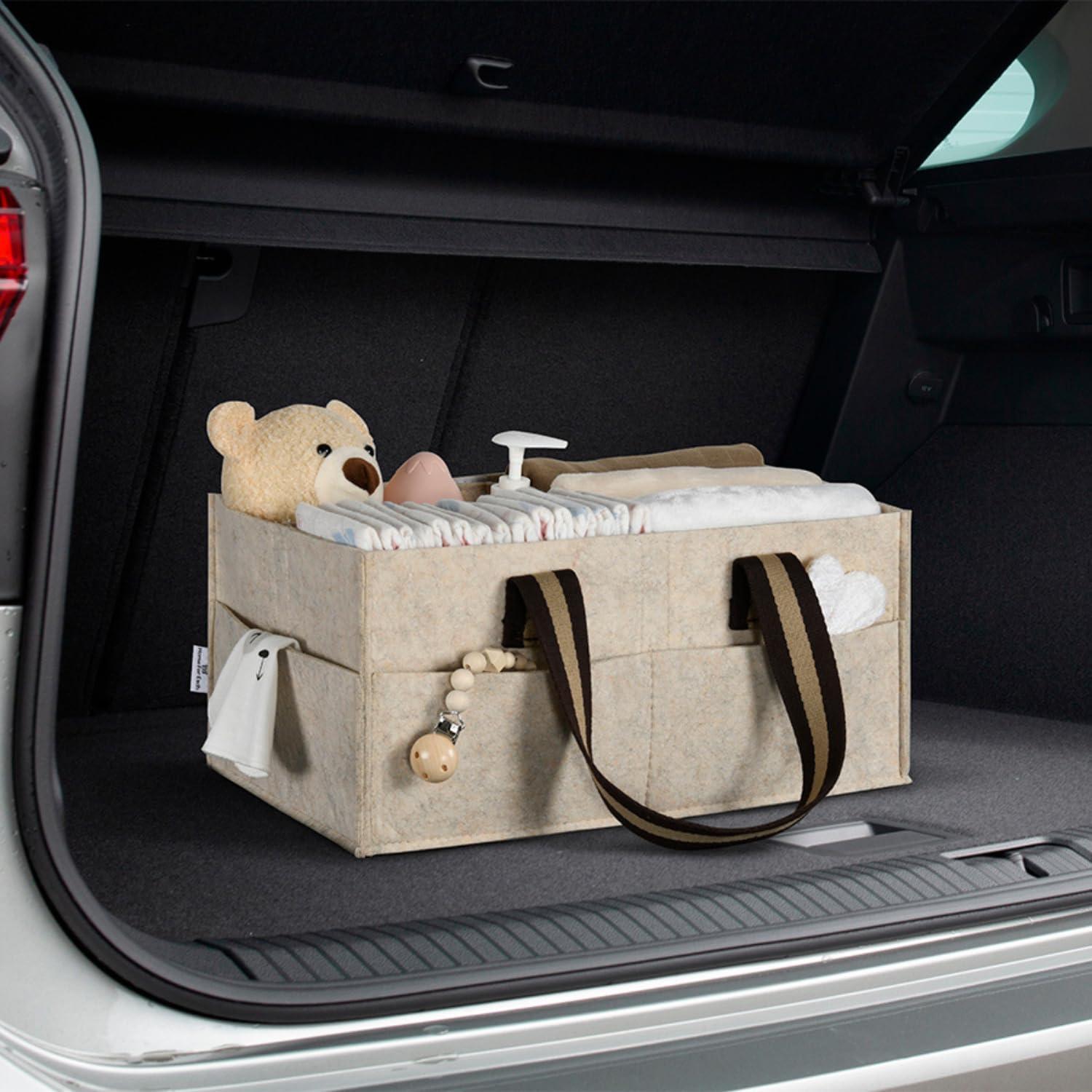 Caddy Organizador de Pañales Hogar Para Cada Uno Crema