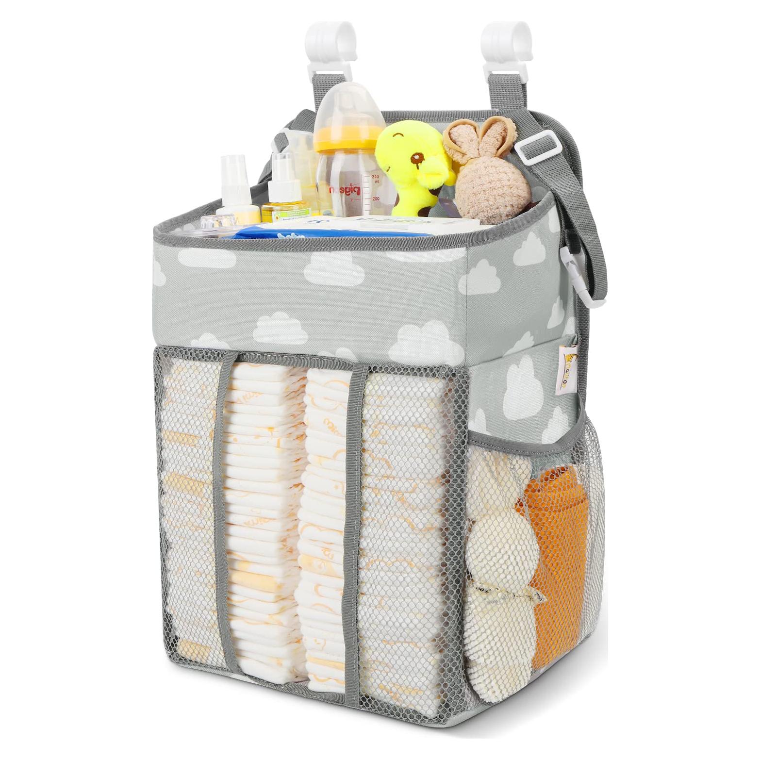 Organizador de Pañales Colgante Maliton Nube Gris 600D