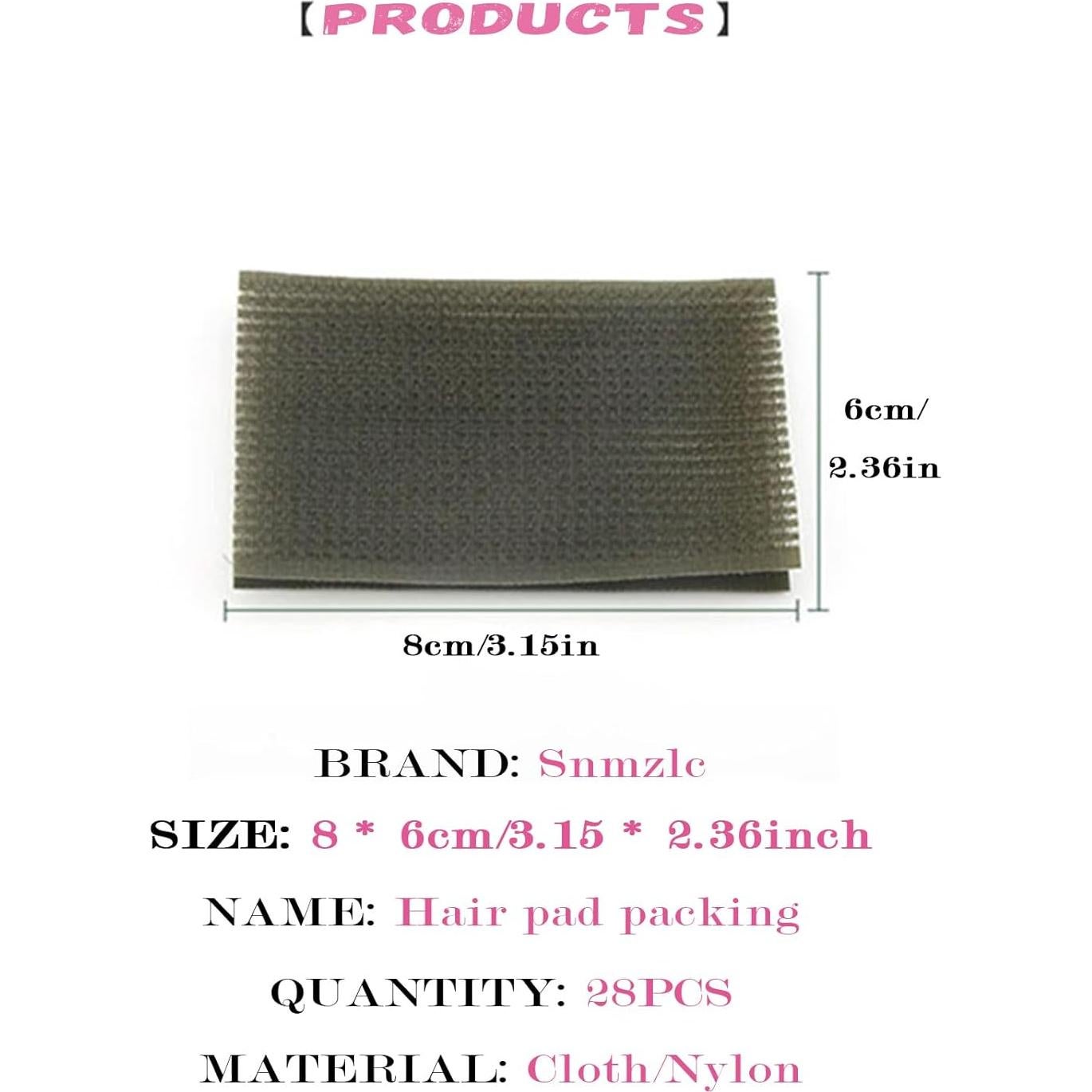 Set de Almohadillas para Cabello 28 PCS Snmzlc - Nylon Premium