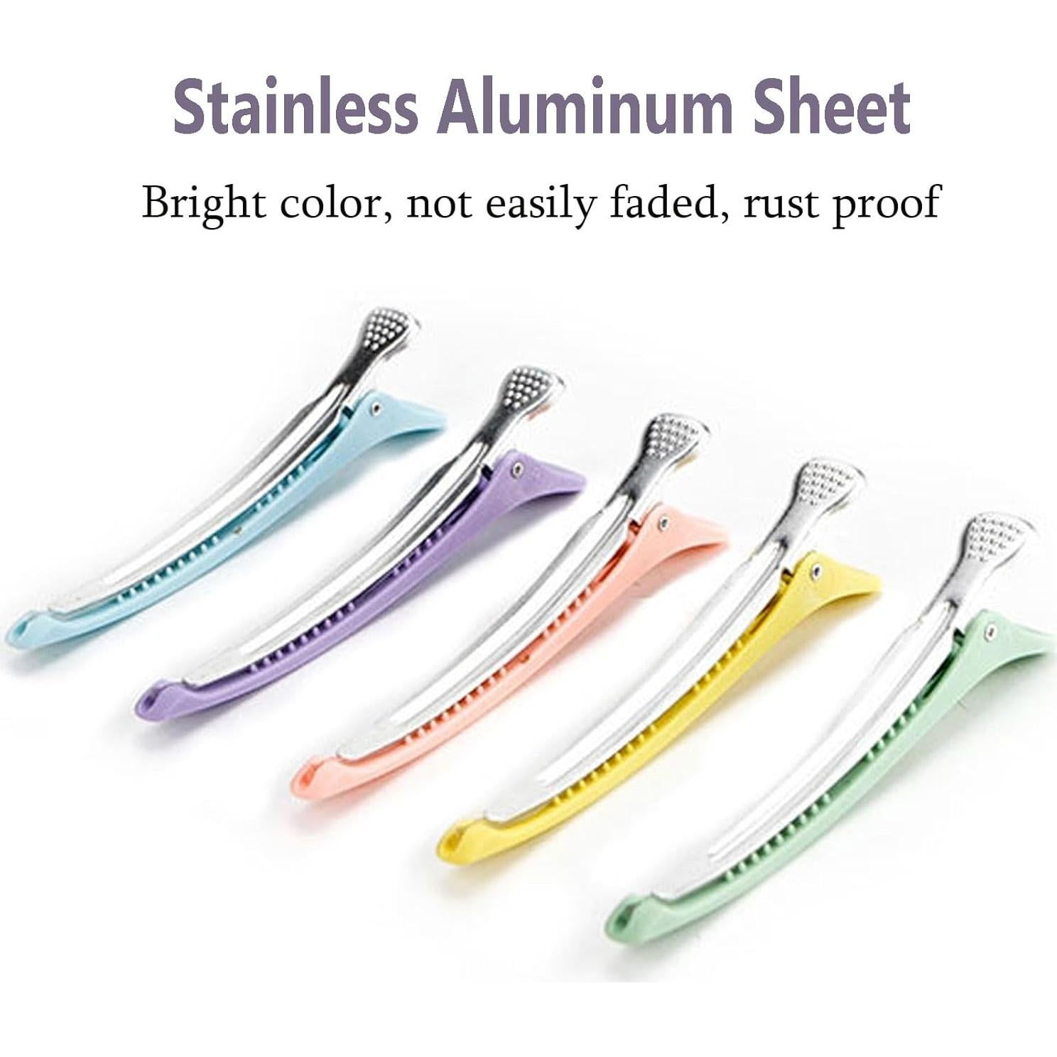 Clips de Rodillo de Pato Neón YOECO - 10 Pcs 10.95 cm