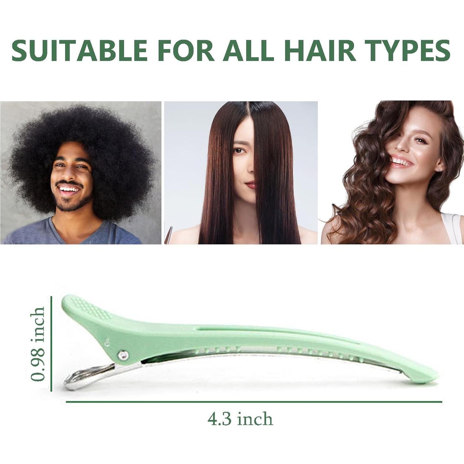 Clips de Rodillo de Pato Neón YOECO - 10 Pcs 10.95 cm