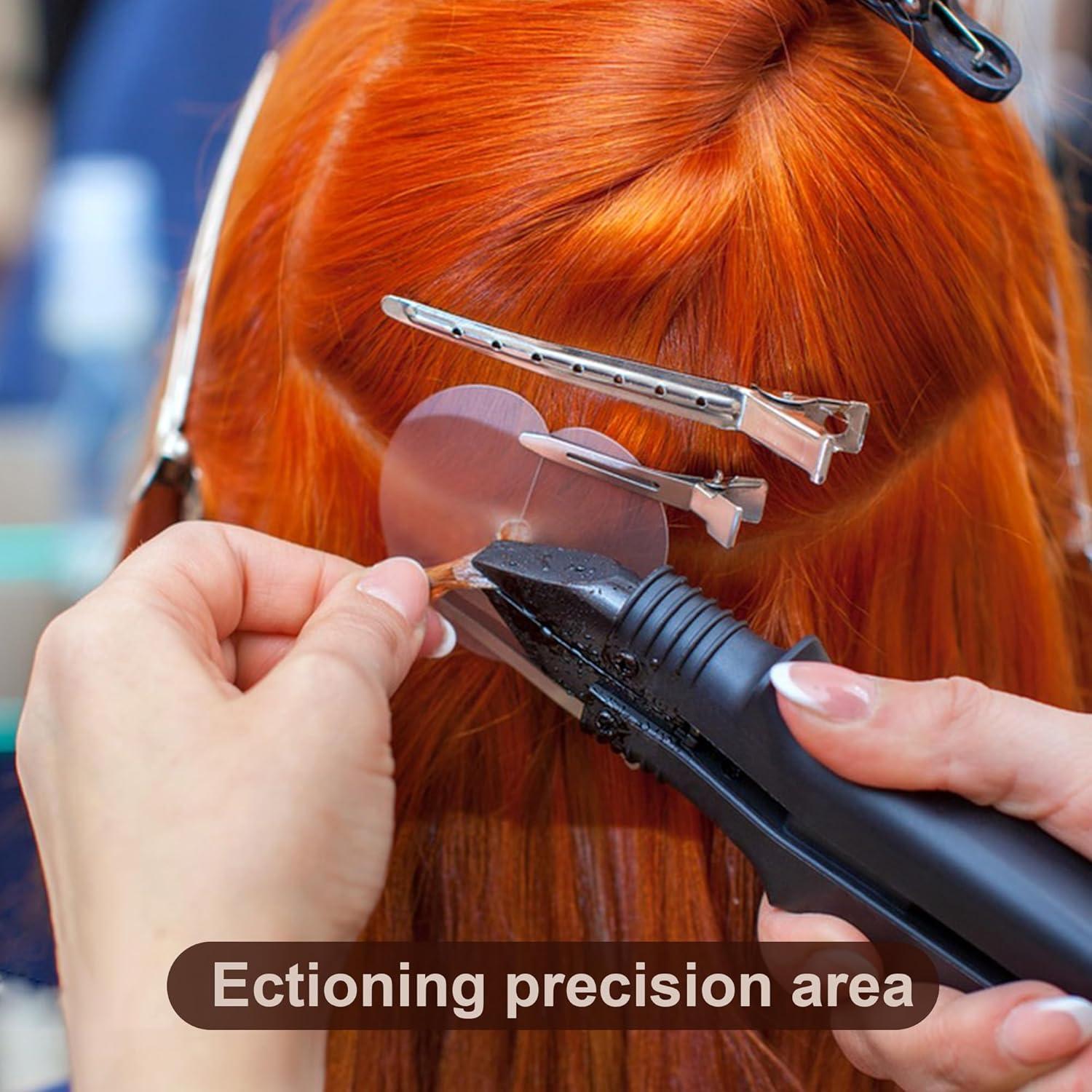 15 Clips de Pelo en Forma de Pato Metal Plateado 8.9 cm