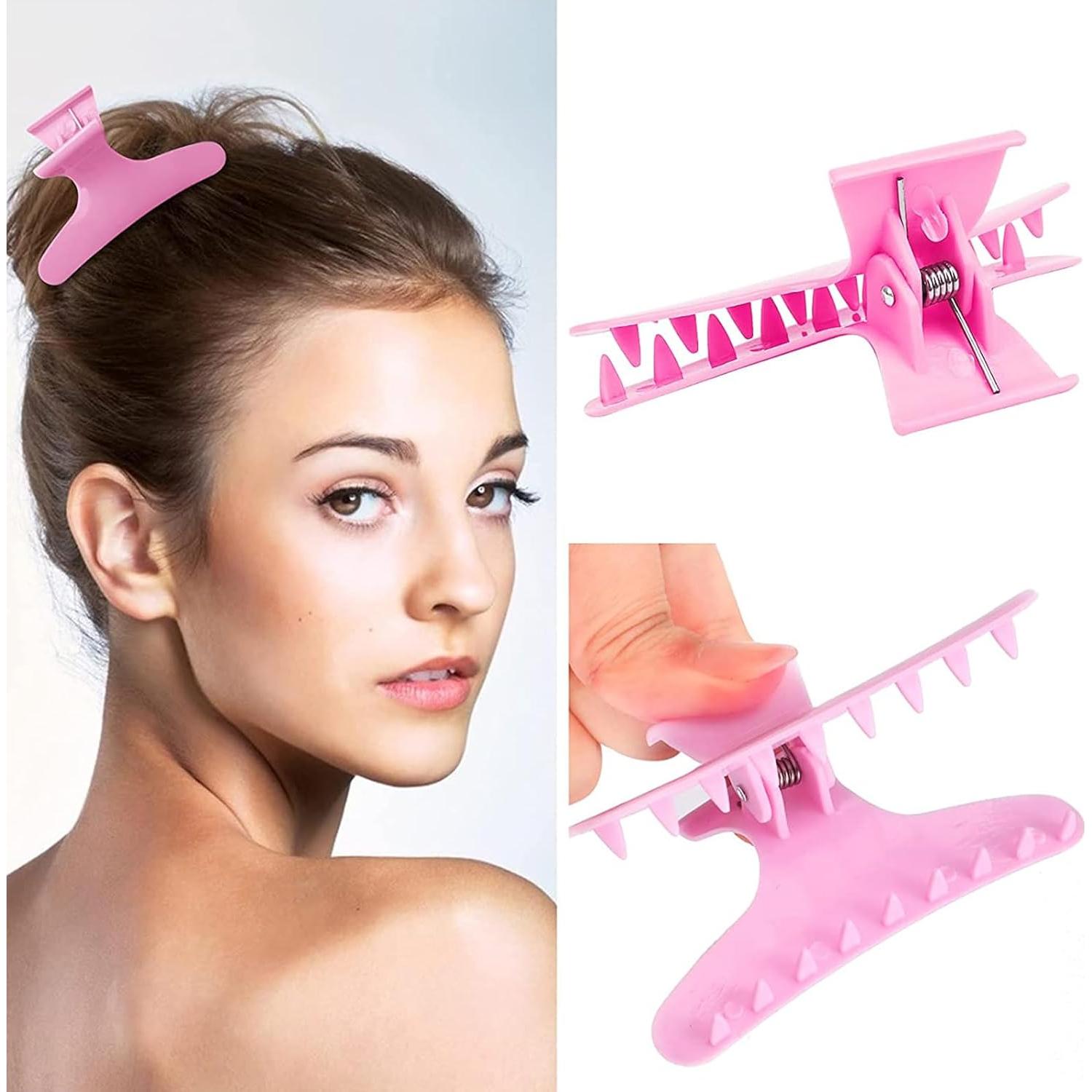 Clip de Cabello Rosa Ondder 24 Pcs Antideslizante 8.13 cm