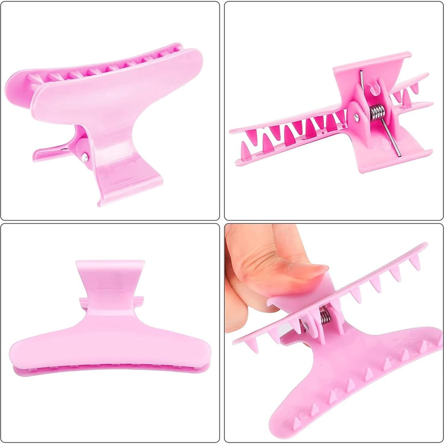 Clip de Cabello Rosa Ondder 24 Pcs Antideslizante 8.13 cm