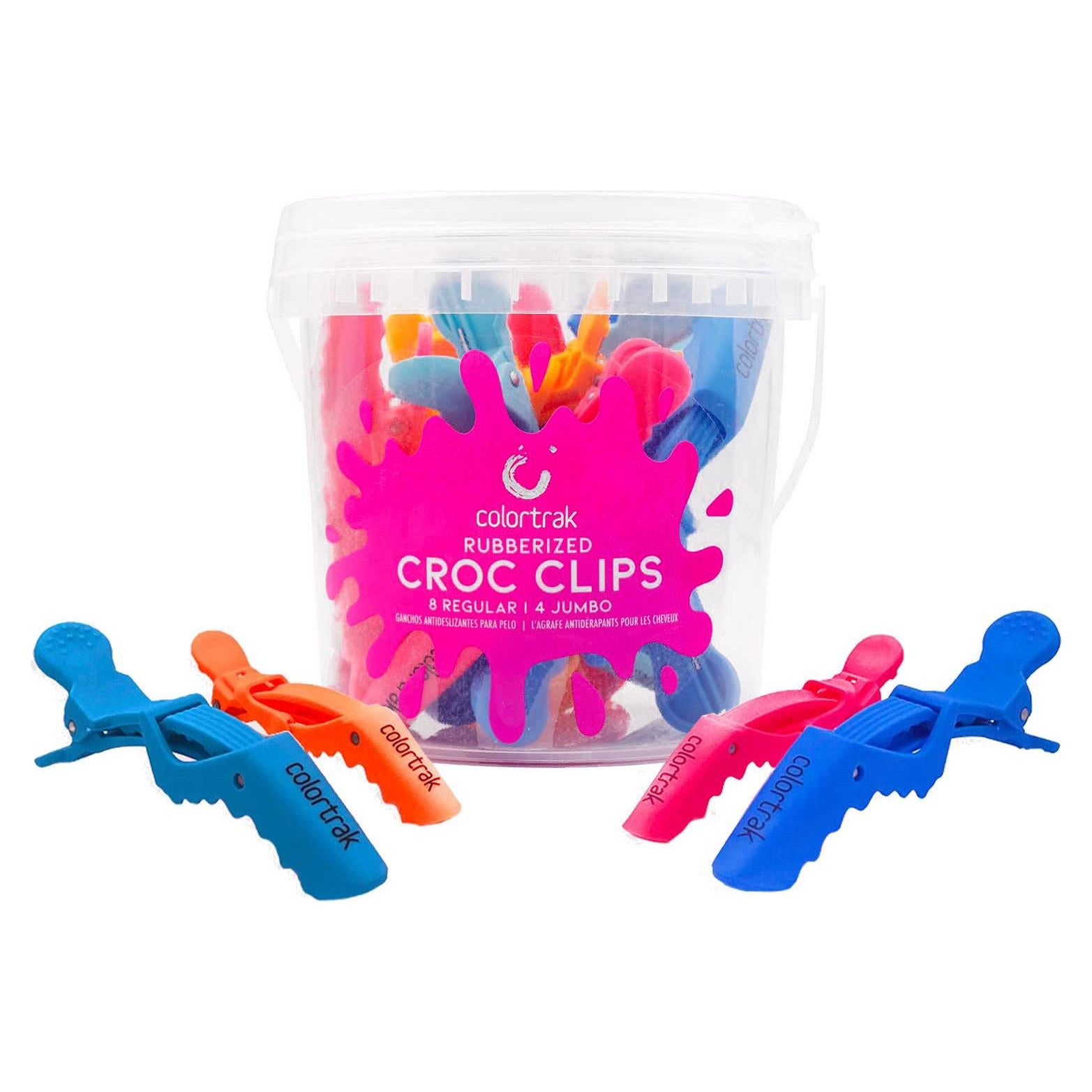 Colortrak Clips para Seccionar Cabello - 12 Piezas, Antideslizantes