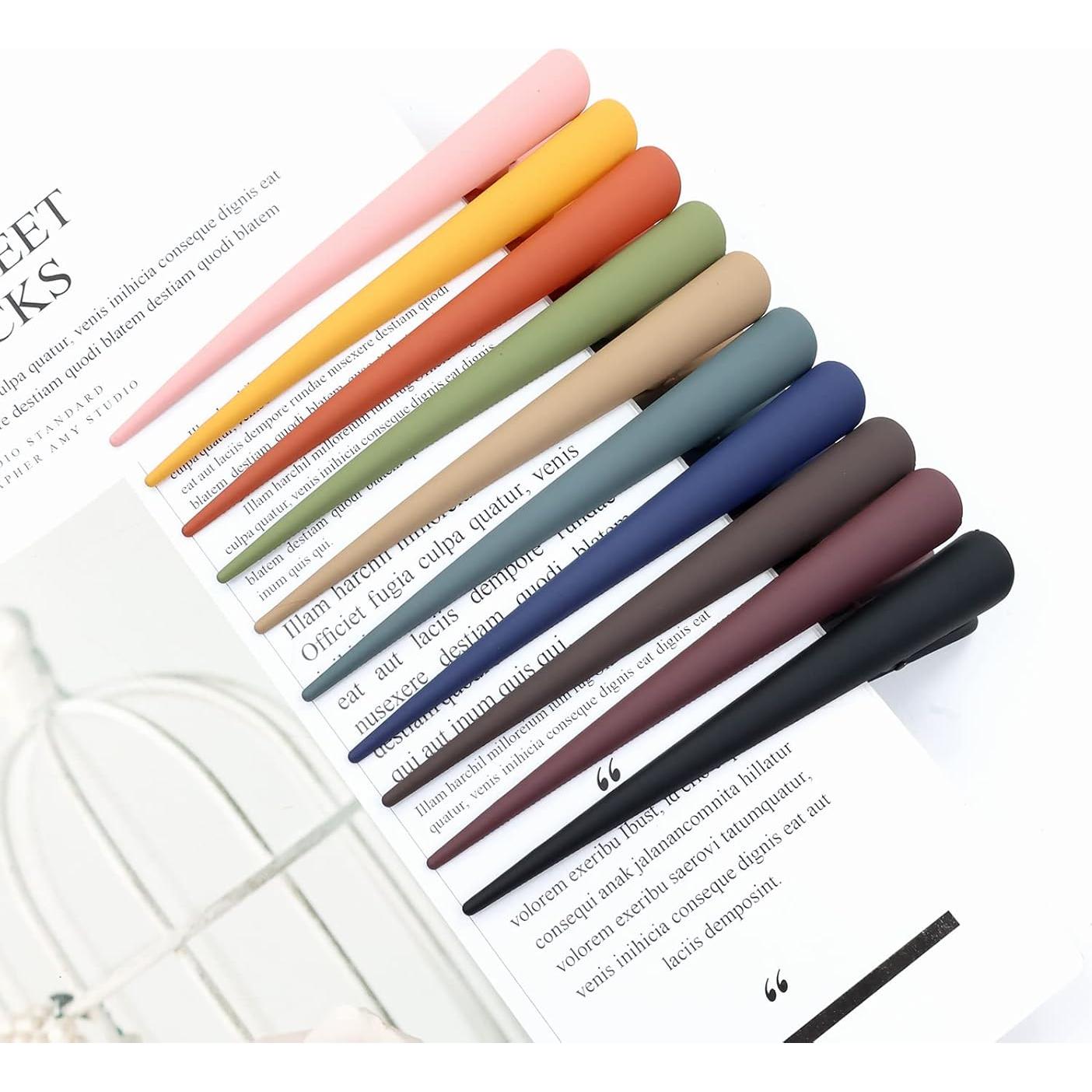 Clips de Pelo Coloridos Cinaci 20PCS 12cm para Estilizar