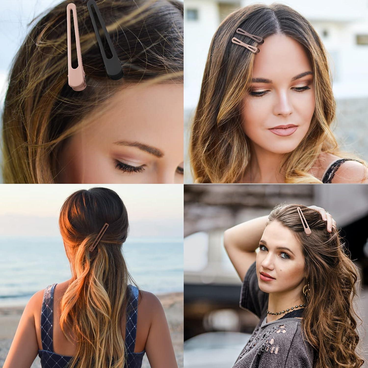 16 Clips de Pico de Pato de Metal Mate NiAMAi - Antideslizantes