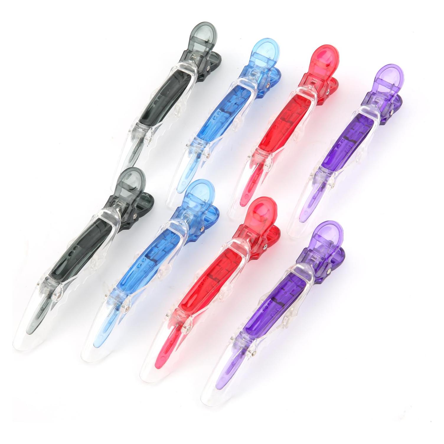 Clip para el cabello premium MEN'S GROOMING BARBER PRO - 8 unidades multicolor