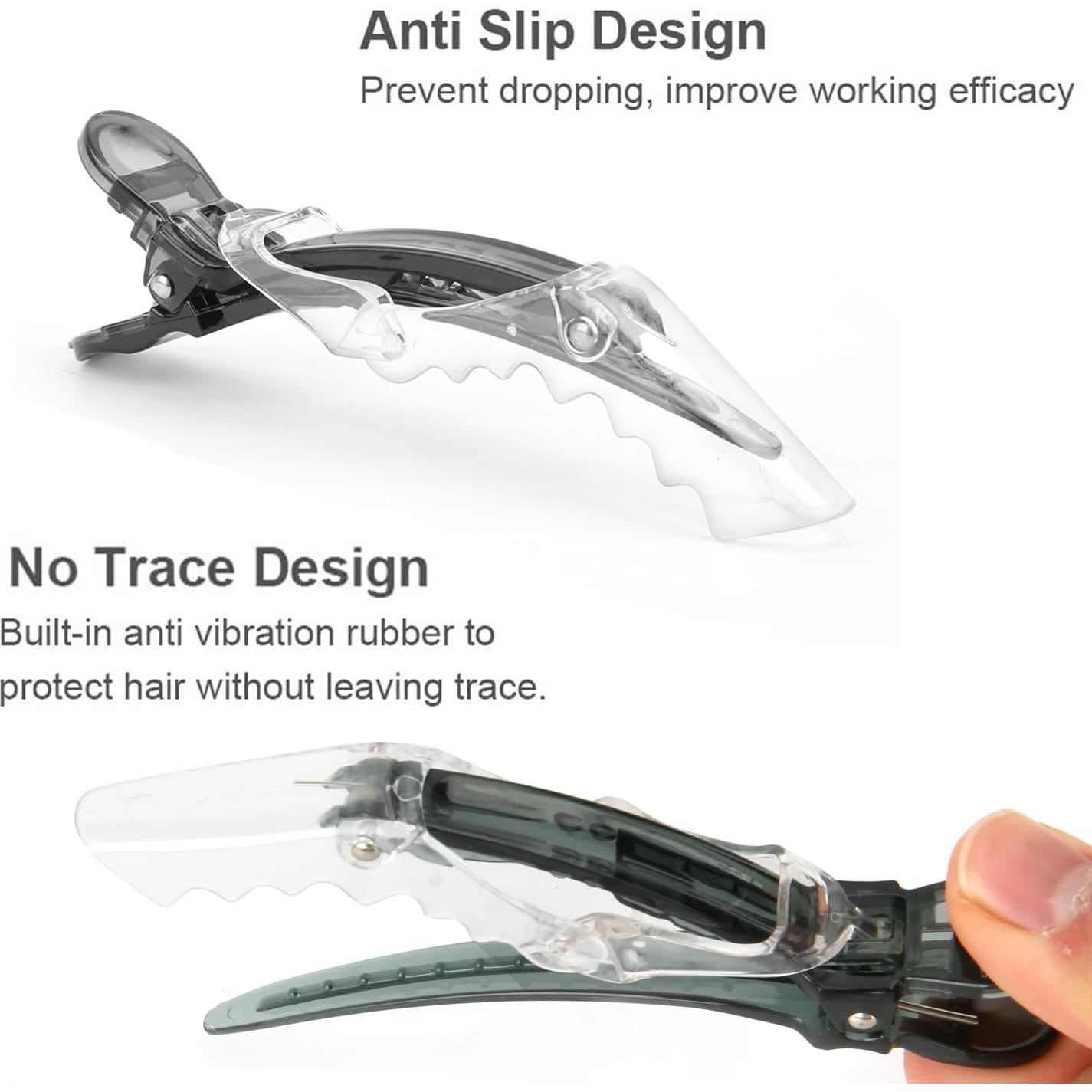 Clip para el cabello premium MEN'S GROOMING BARBER PRO - 8 unidades multicolor