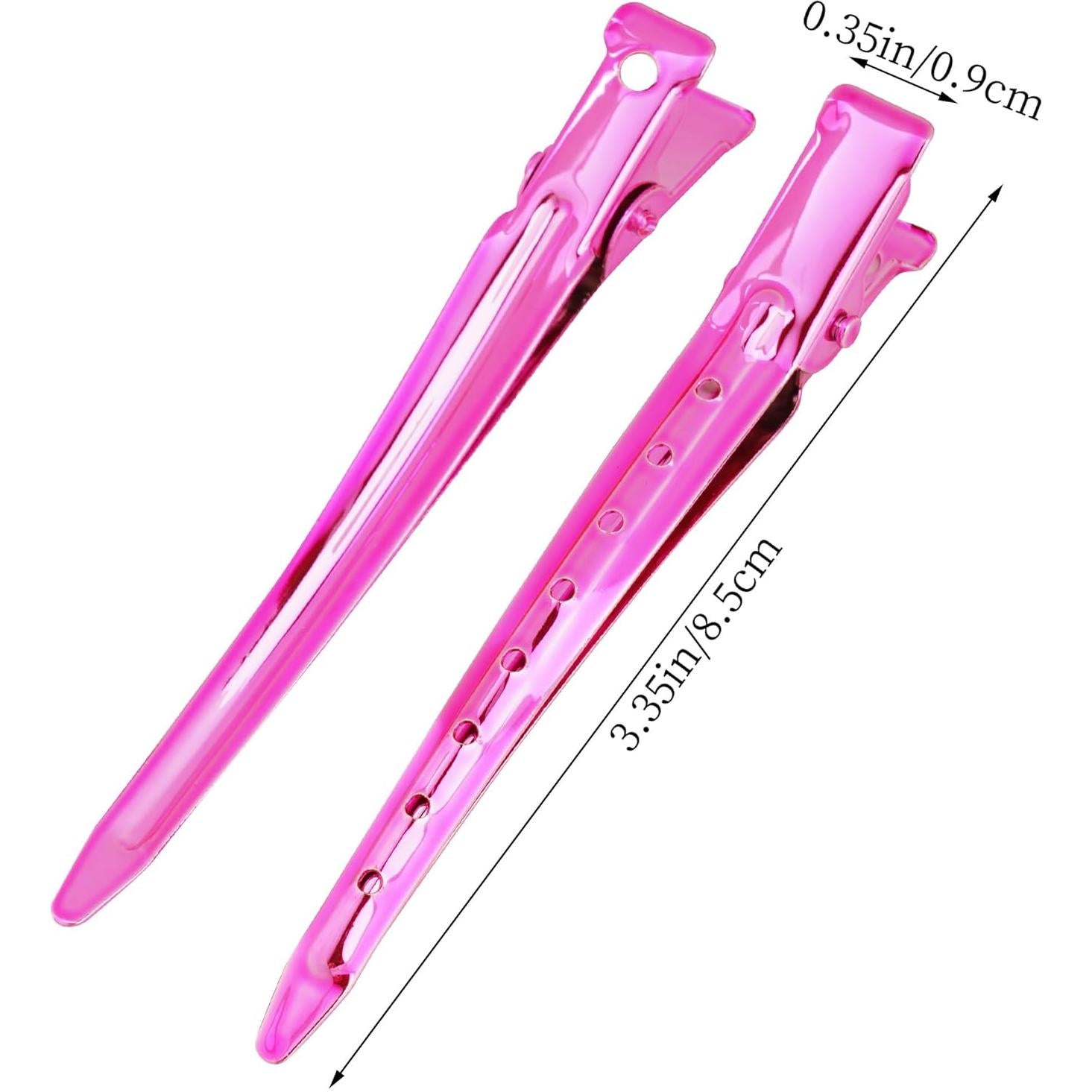 Clips de Pico de Pato Bantoye 48 Pcs Metal Antioxidante 8.5 cm