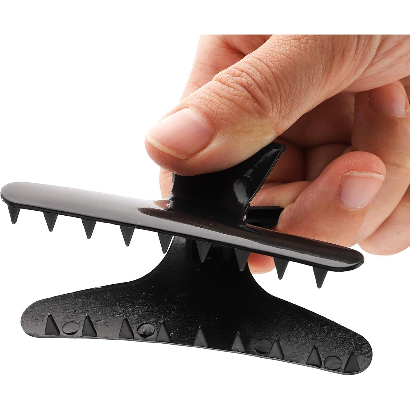 Yarlung 48 Pinzas para Cabello Mariposa Negras 8.13 cm