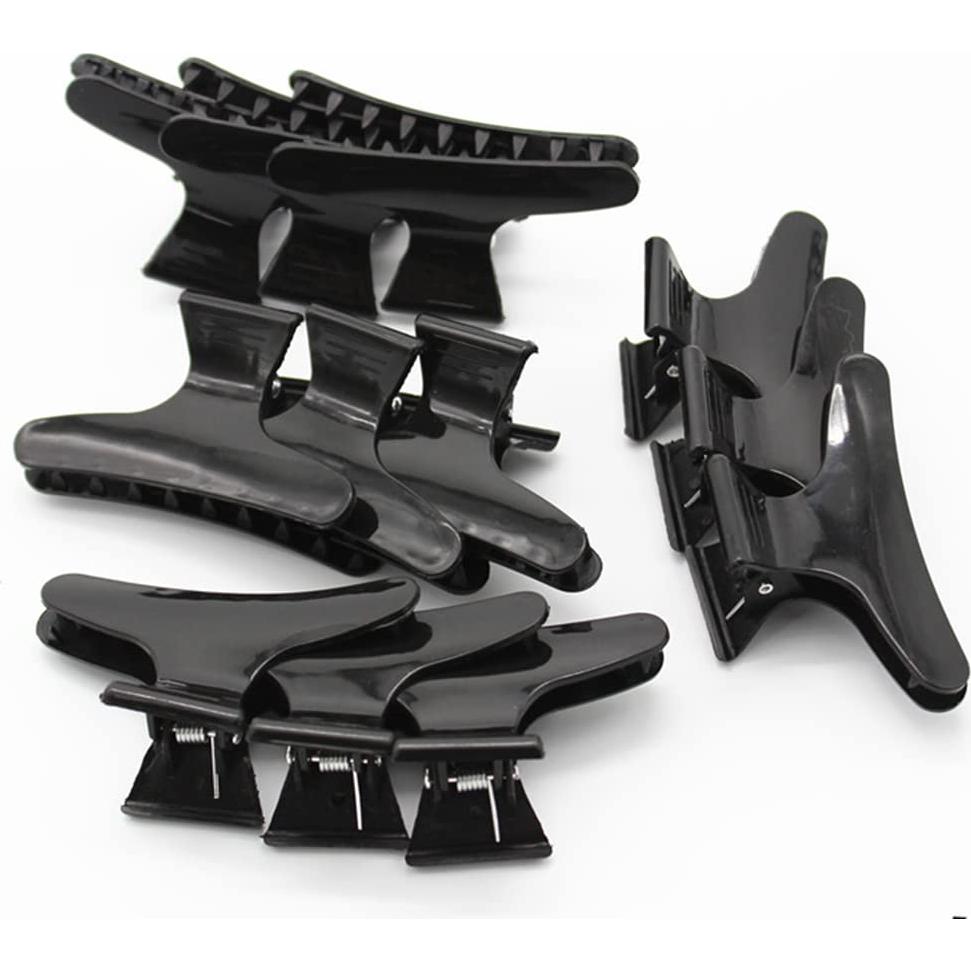 Yarlung 48 Pinzas para Cabello Mariposa Negras 8.13 cm