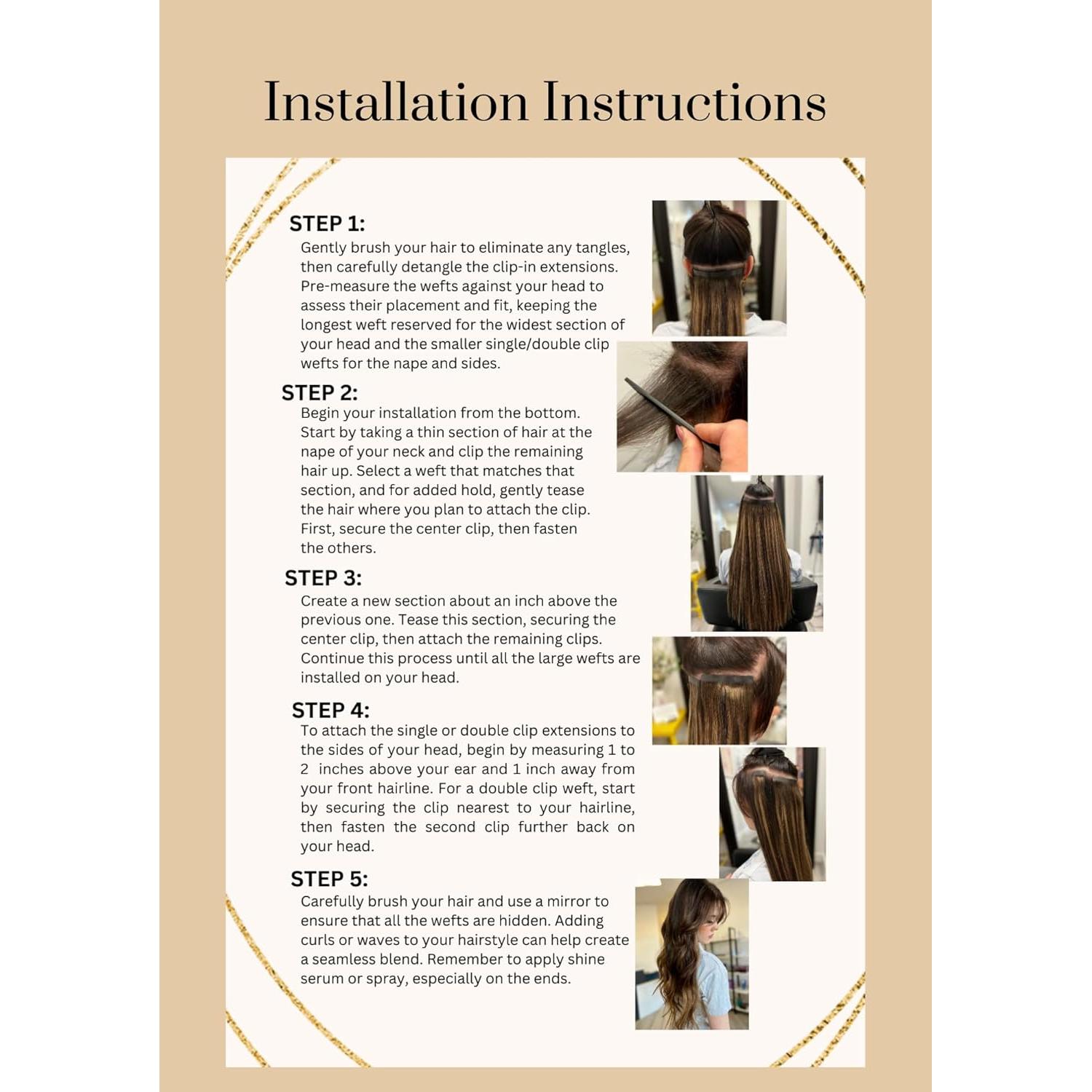 Extensiones de Cabello Humano Envie Me 50.8 cm Rubio Claro 110g 8 Piezas