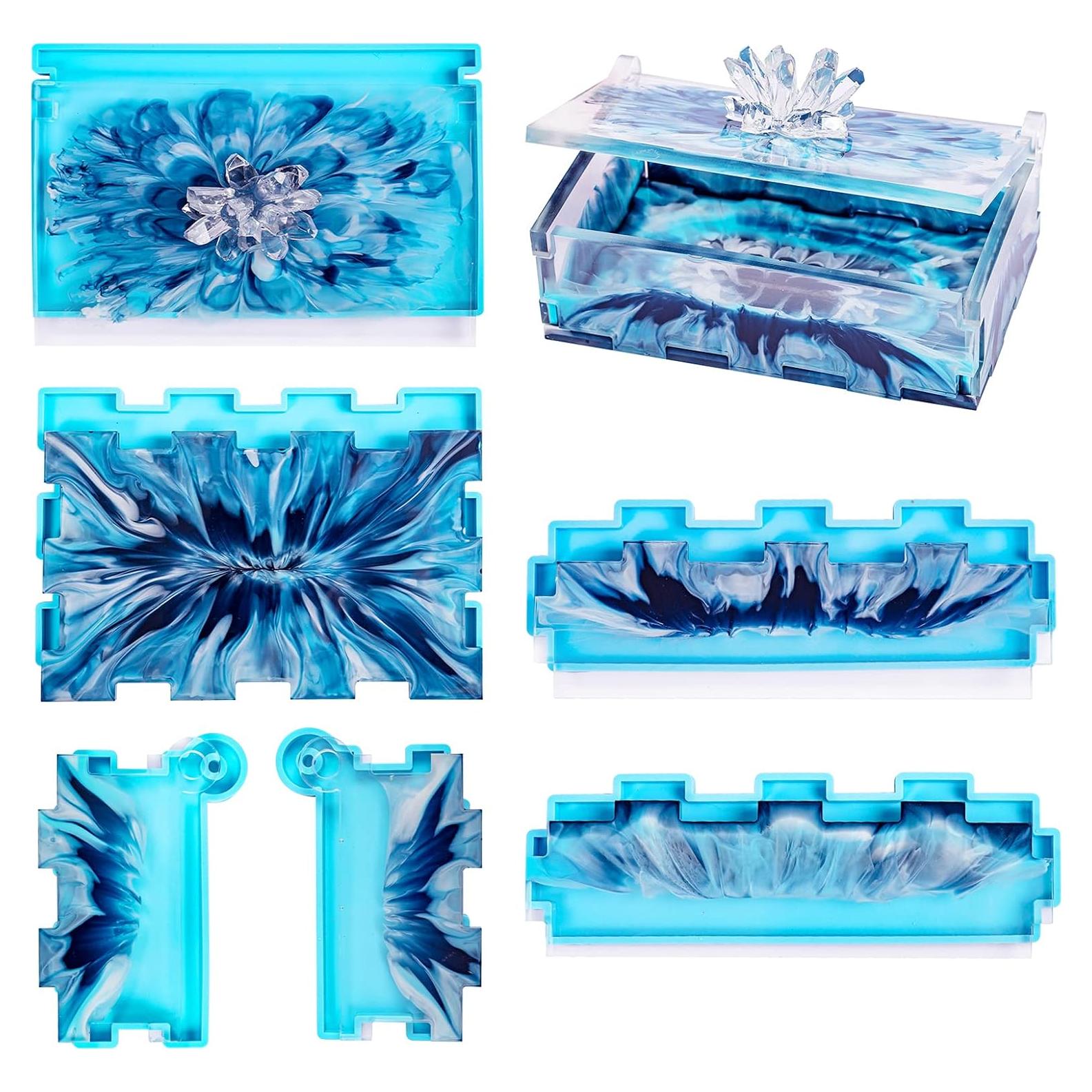 Molde de Caja Rectangular de Silicona IKEPAHOK 22.6x14.5cm