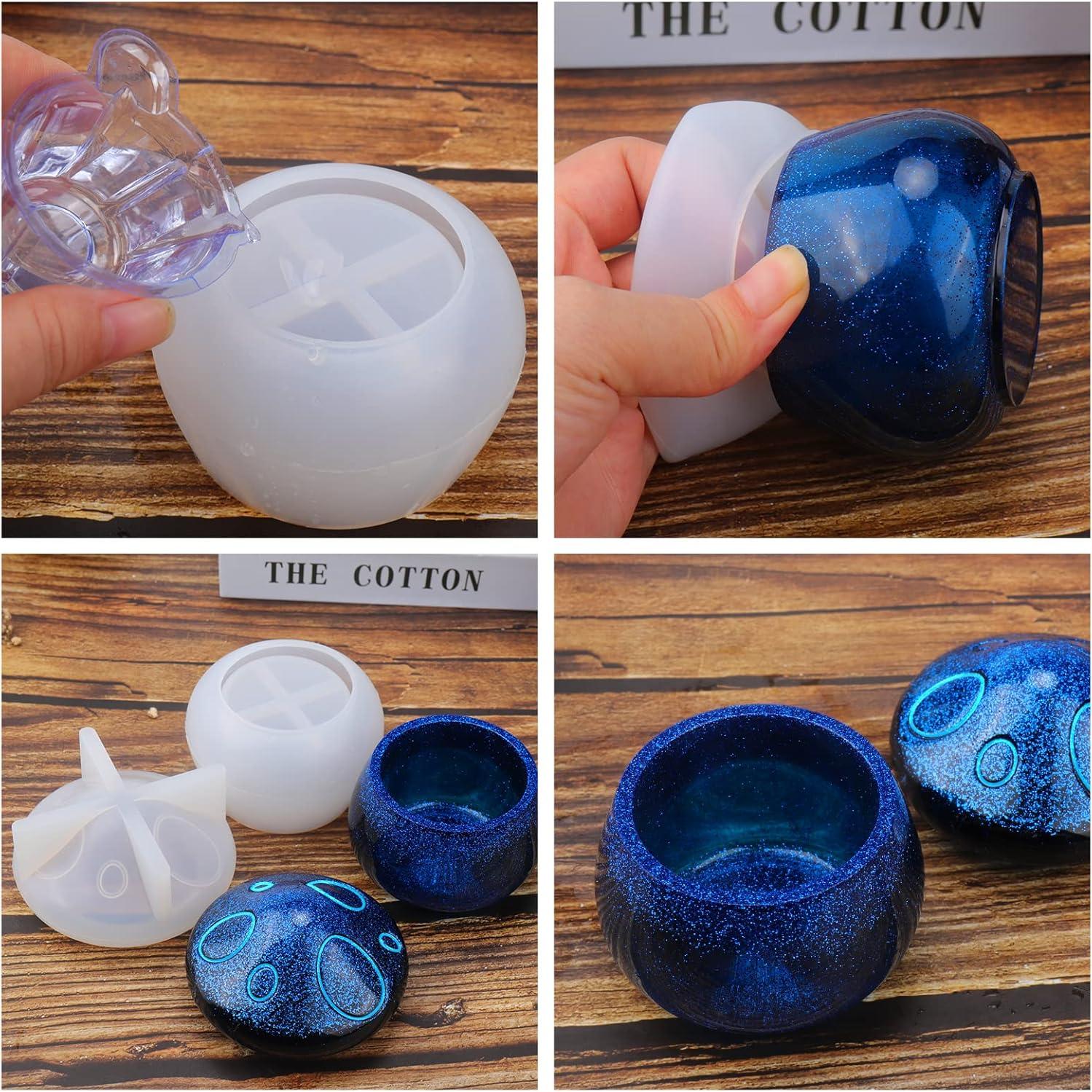 Moldes de Silicona Juome para Tarros de Hongo con Tapa 8.89cm