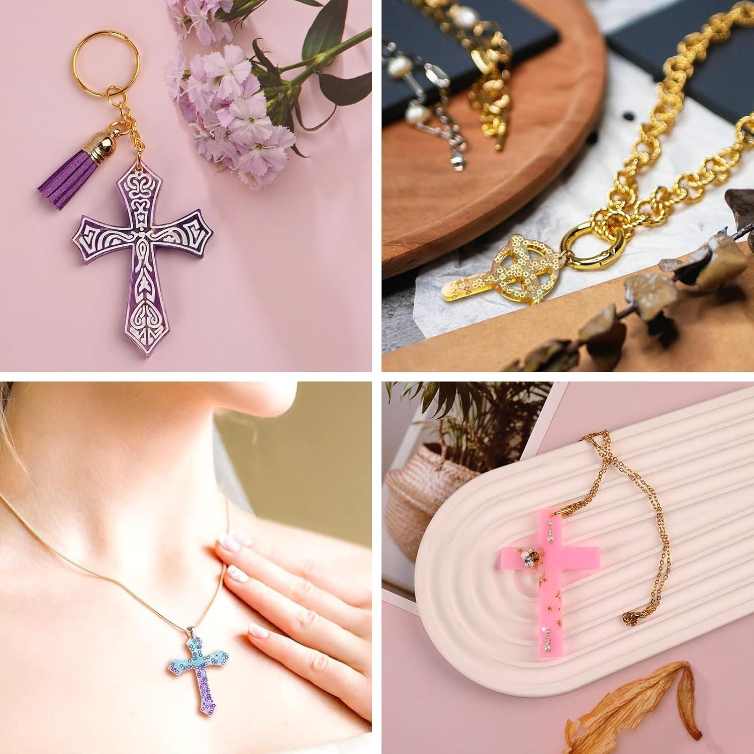 Moldes de Silicona Sakolla en Cruz - 12 Cavidades para Resina