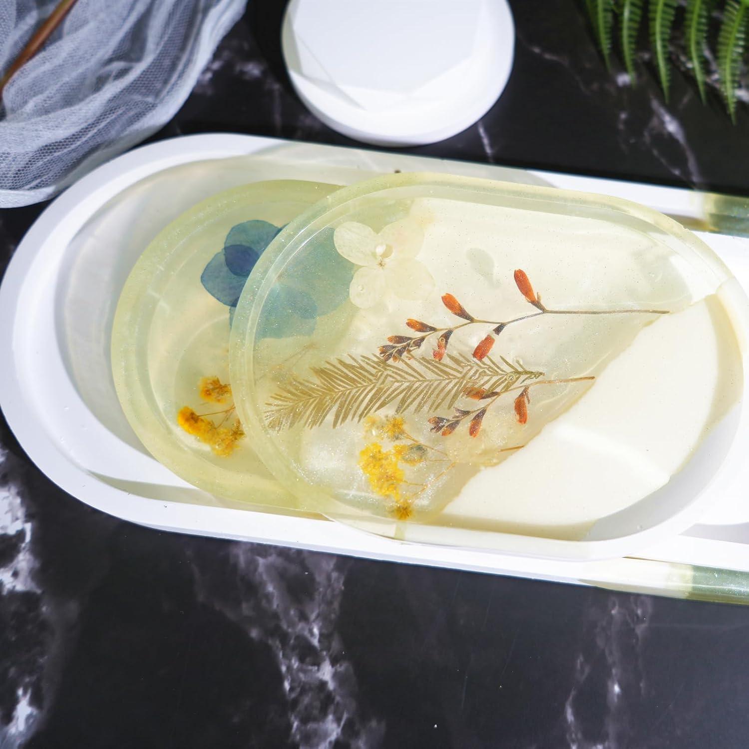 Juego de 5 Moldes de Silicona Ovalados AOEDEO - 30.48 a 14.48 cm