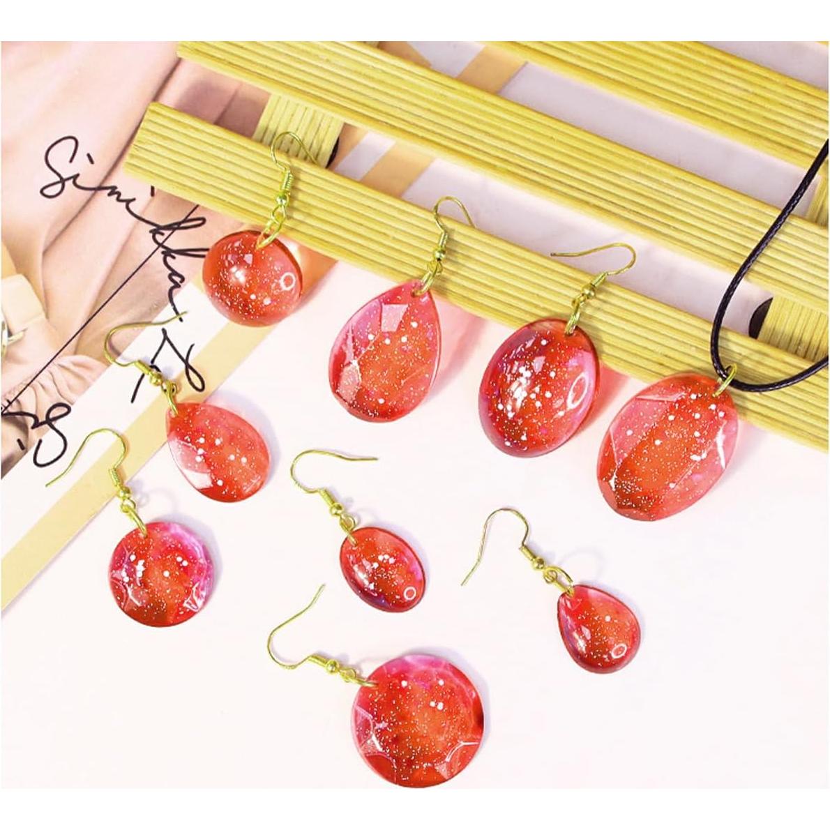 Kit de Moldes de Joyería de Resina GeoGeoDIY 3 PZS Silicona