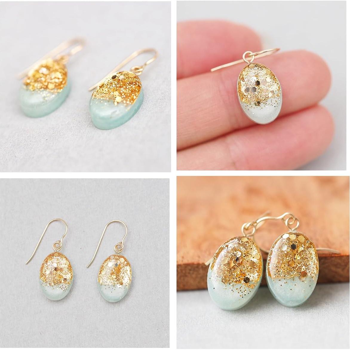 Kit de Moldes de Joyería de Resina GeoGeoDIY 3 PZS Silicona