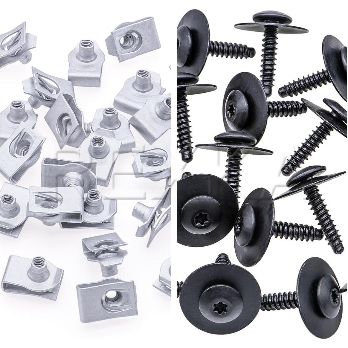 Kit de Tornillos y Tuercas U Rexka M4.2-1.41 para GM y Chevy