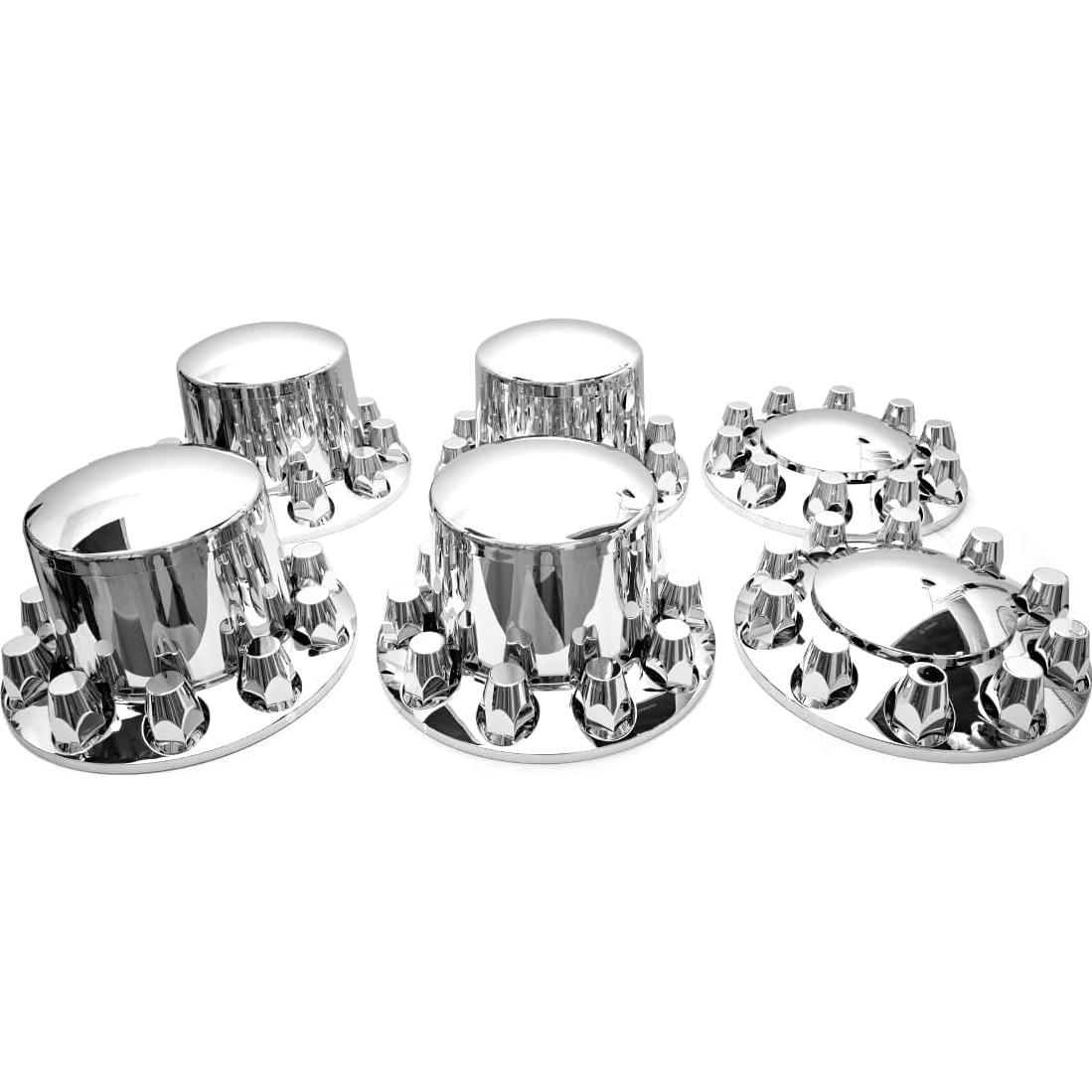 Juego de Cubiertas de Eje 33 mm Cromo SEPEY para Camión Semi