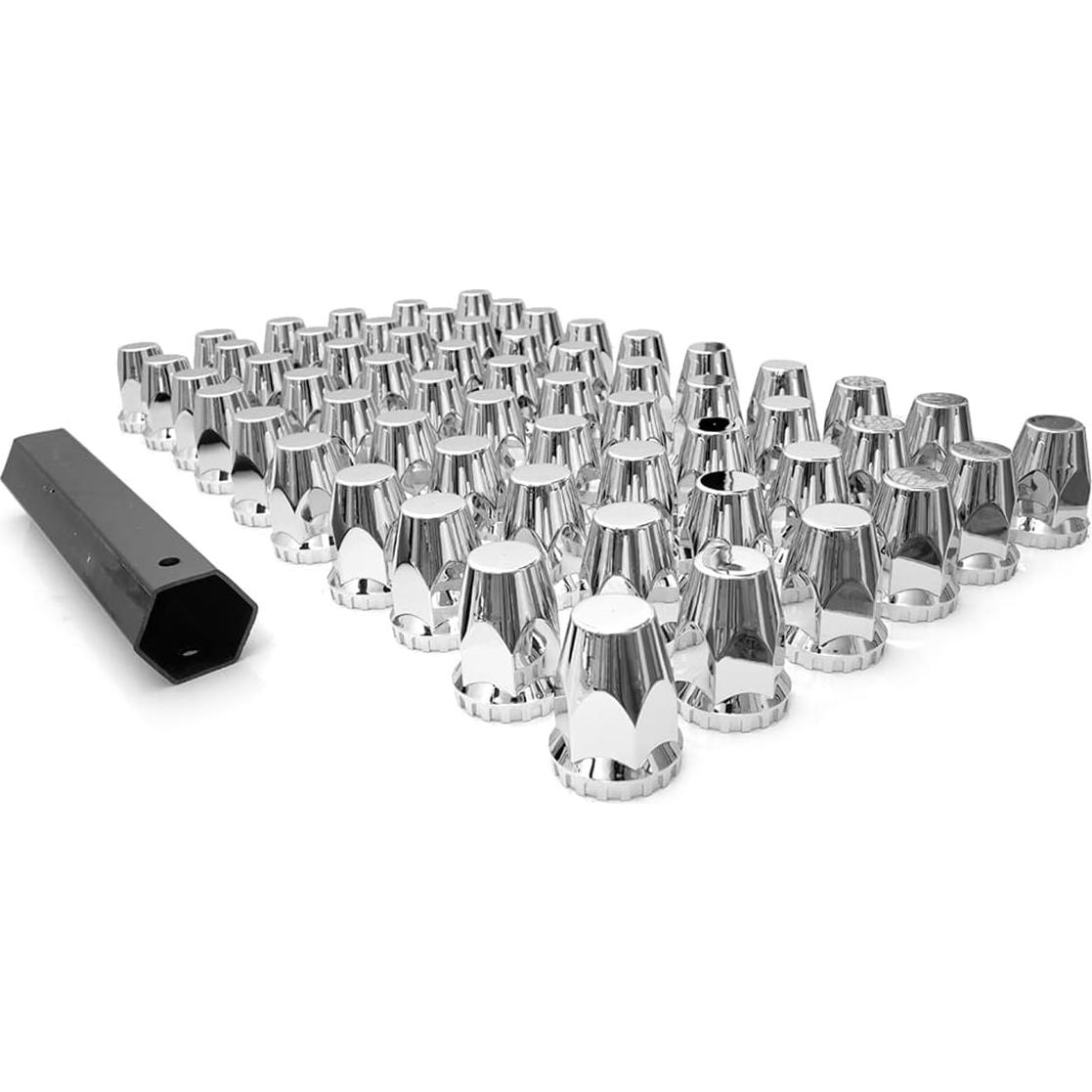 Juego de Cubiertas de Eje 33 mm Cromo SEPEY para Camión Semi