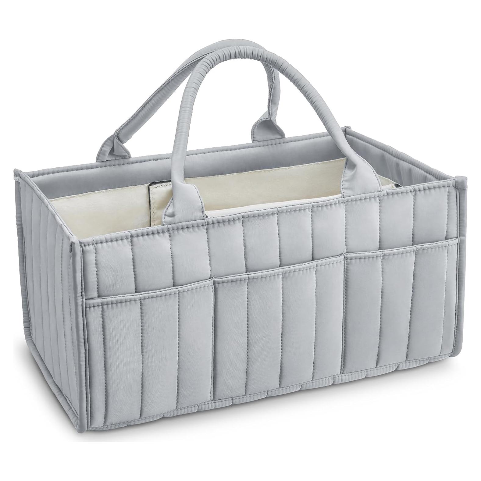 Organizador de Pañales Ankyle Gris Estrellado con Divisores