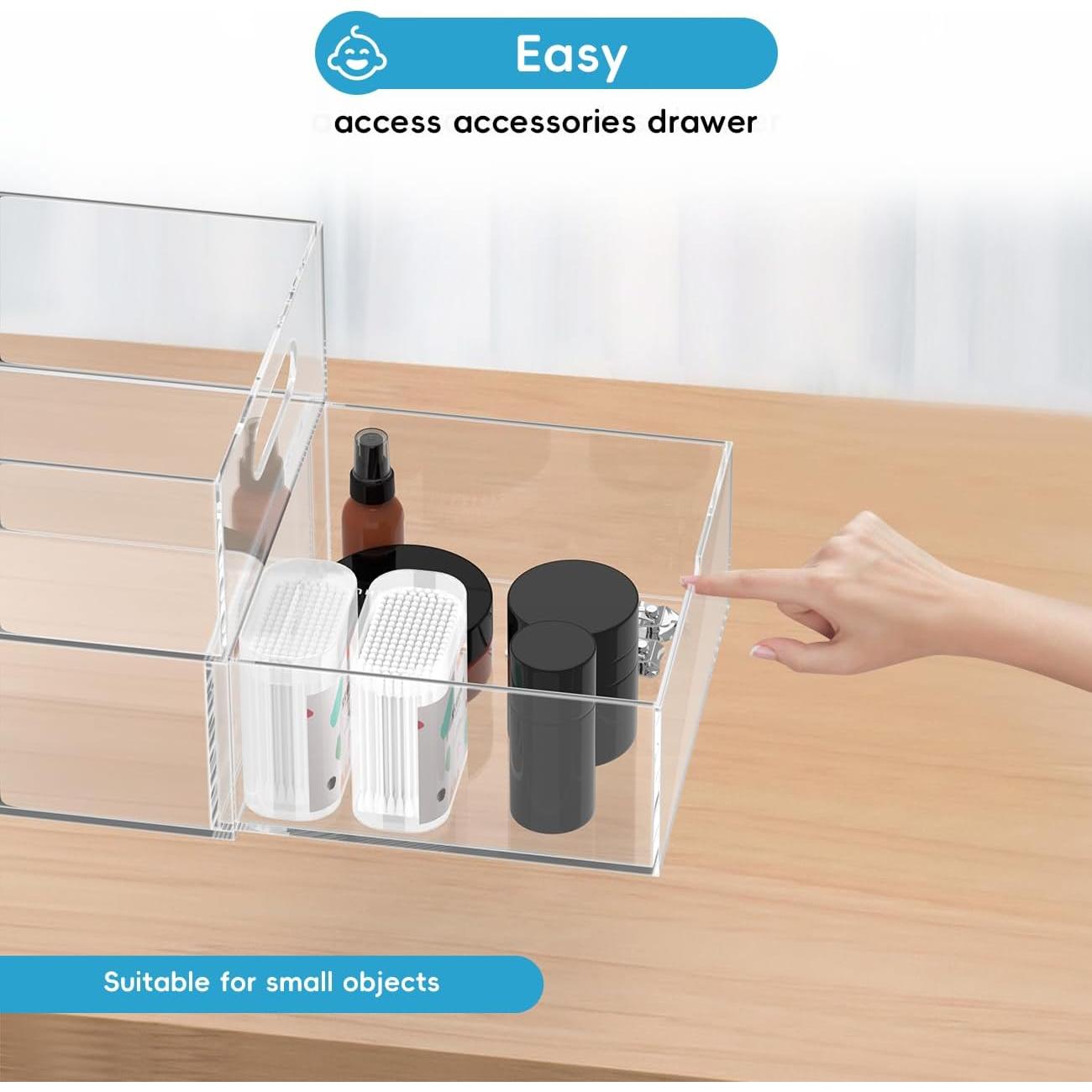 Organizador de Pañales Acrílico Jumyee 37.8x22.1x20.1cm