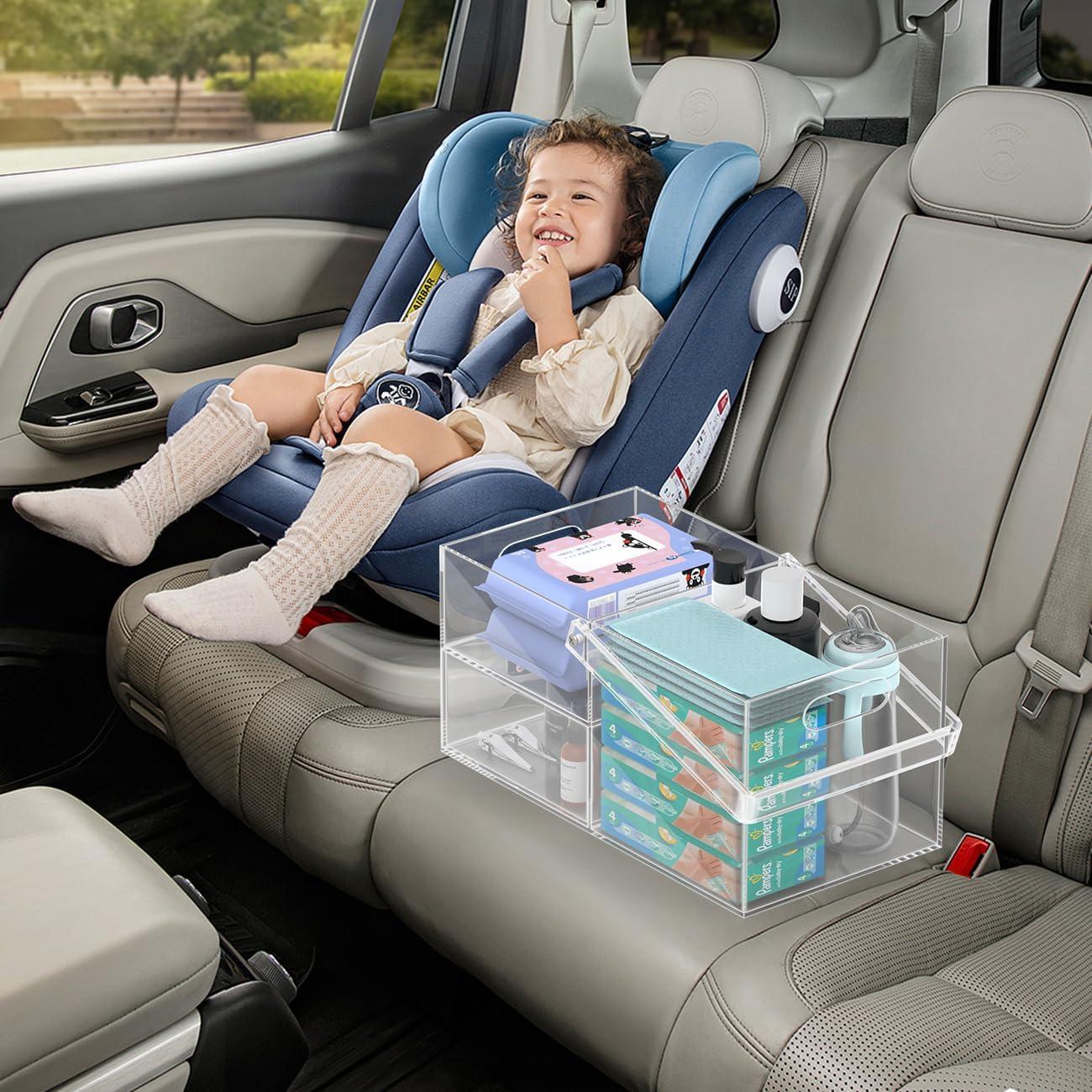 Organizador de Pañales Acrílico Jumyee 37.8x22.1x20.1cm