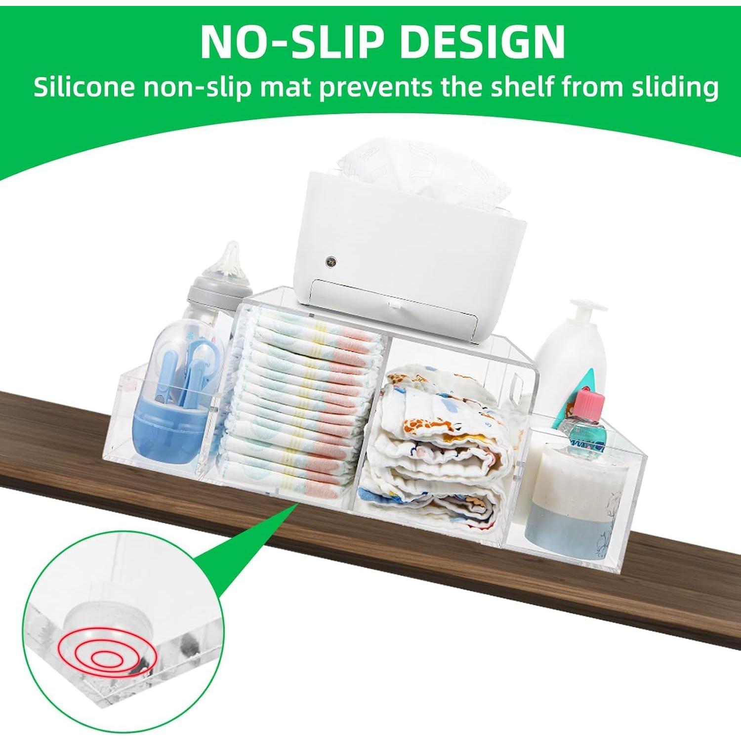 Cesta de Pañales Acrílica NANYEZH 43x22x15 cm Transparente