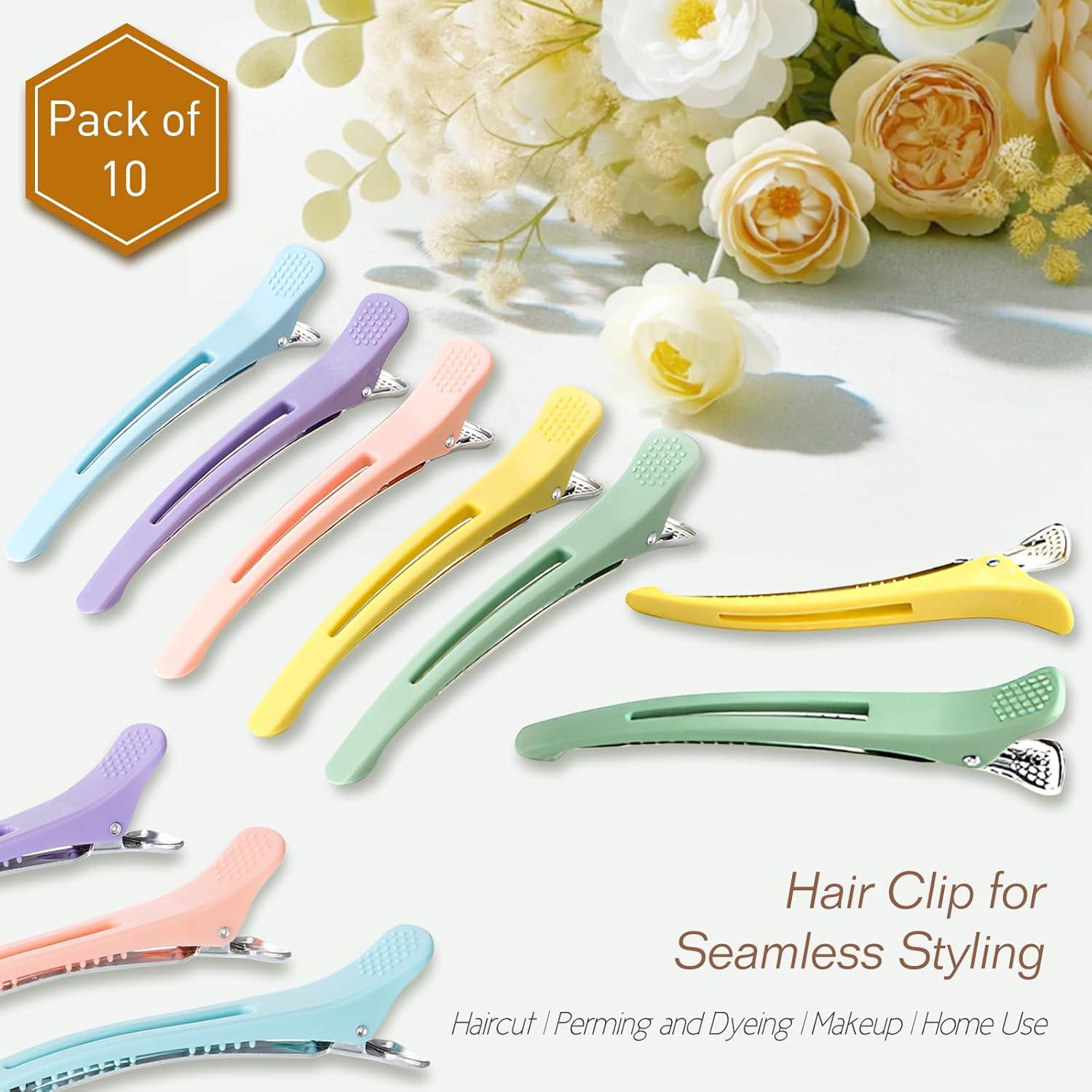 Paquete de 10 Clips de Pelo Kootinn con Banda Antideslizante