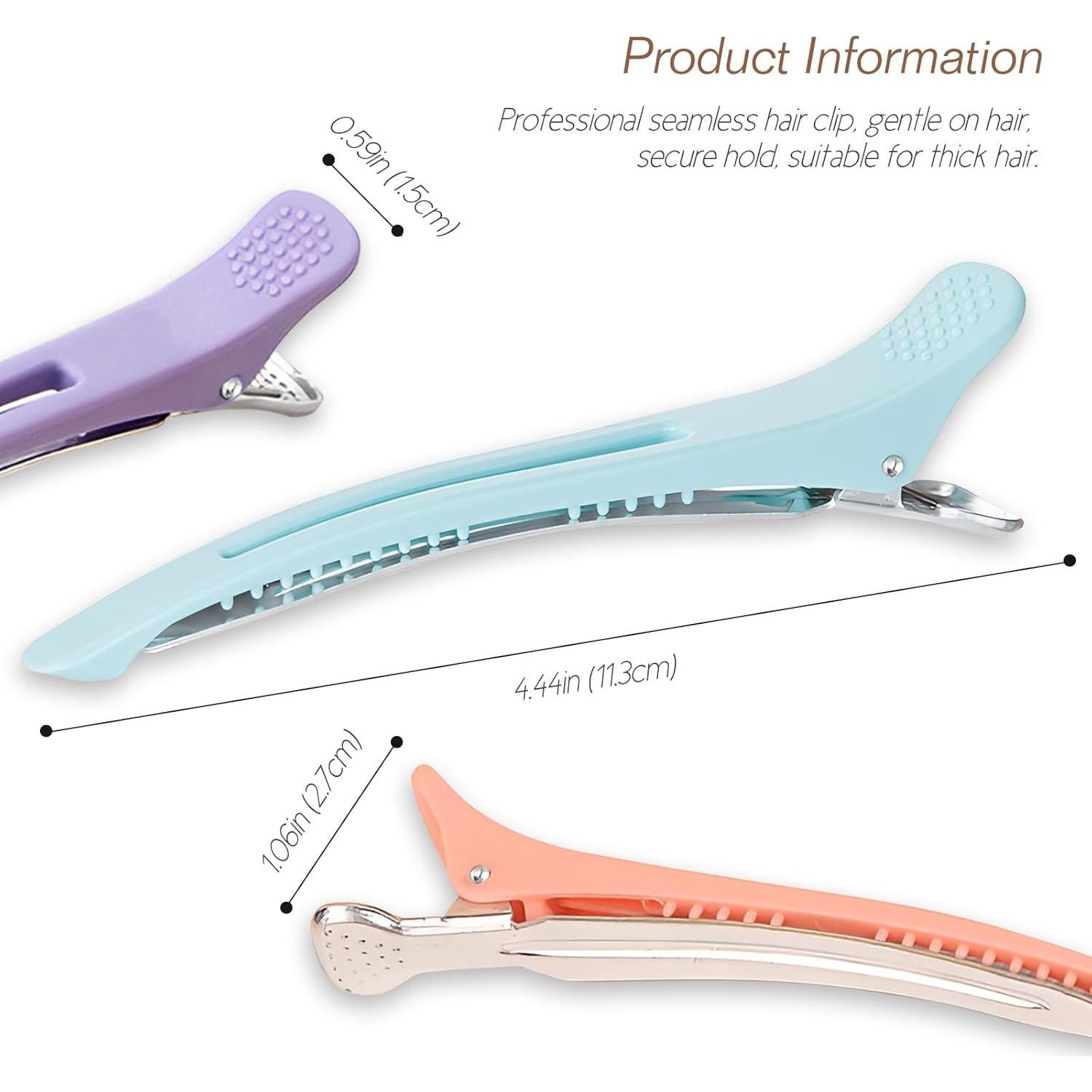 Paquete de 10 Clips de Pelo Kootinn con Banda Antideslizante