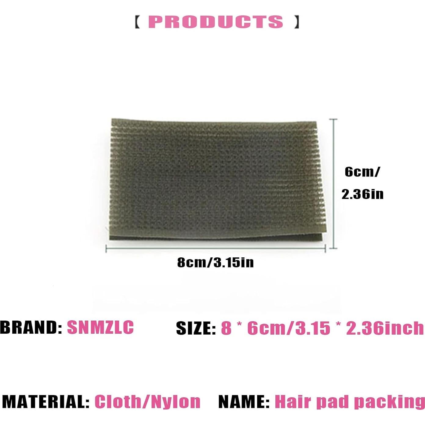 Almohadillas para Cabello 16 PCS Snmzlc - Rosa, Café, Verde y Azul