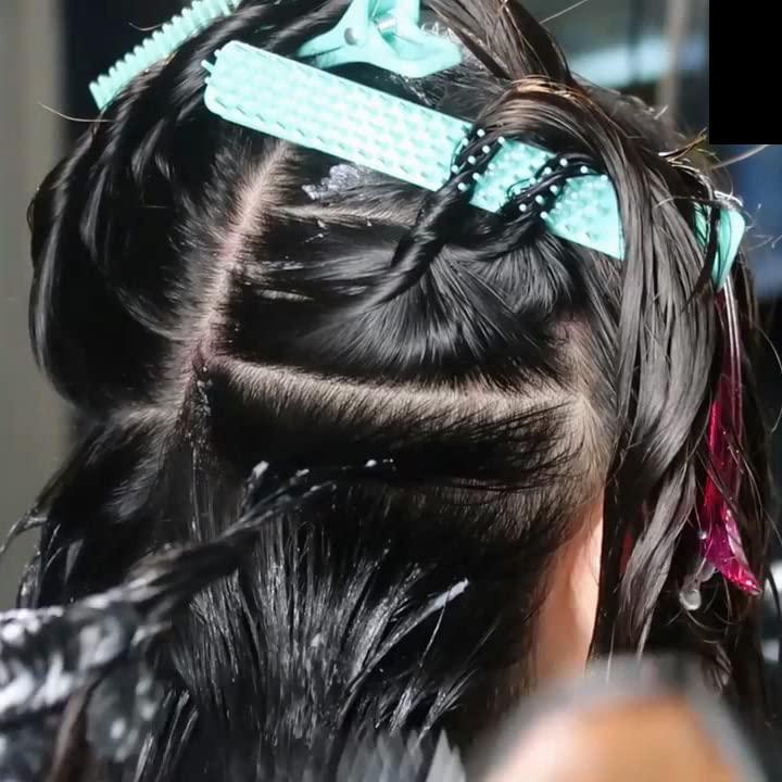 Clip de Coloración de Cabello HAIRMAM 2 Pcs para Cabello Largo