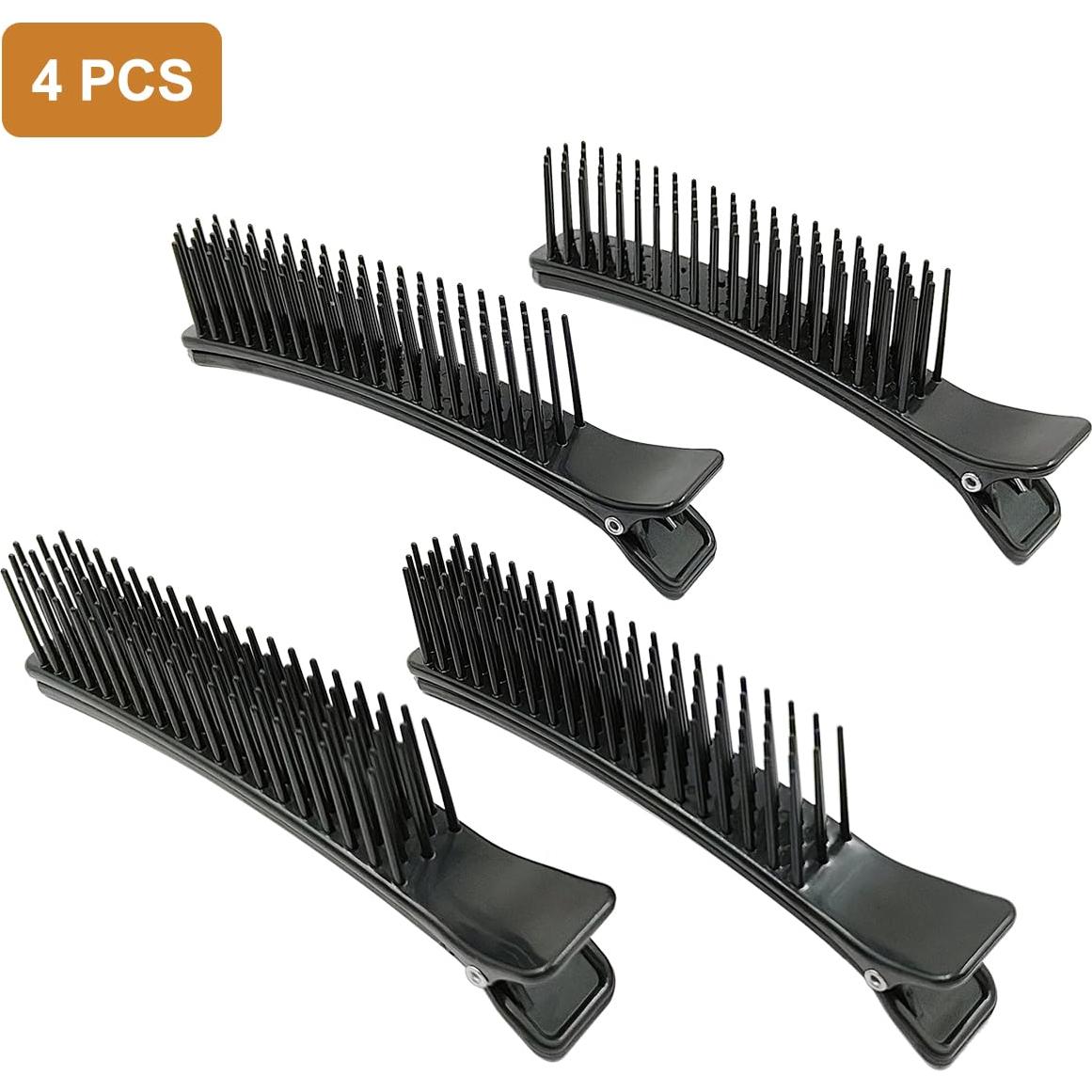 Clips de Sección para Cabello Sonku - 4 Piezas Antideslizantes
