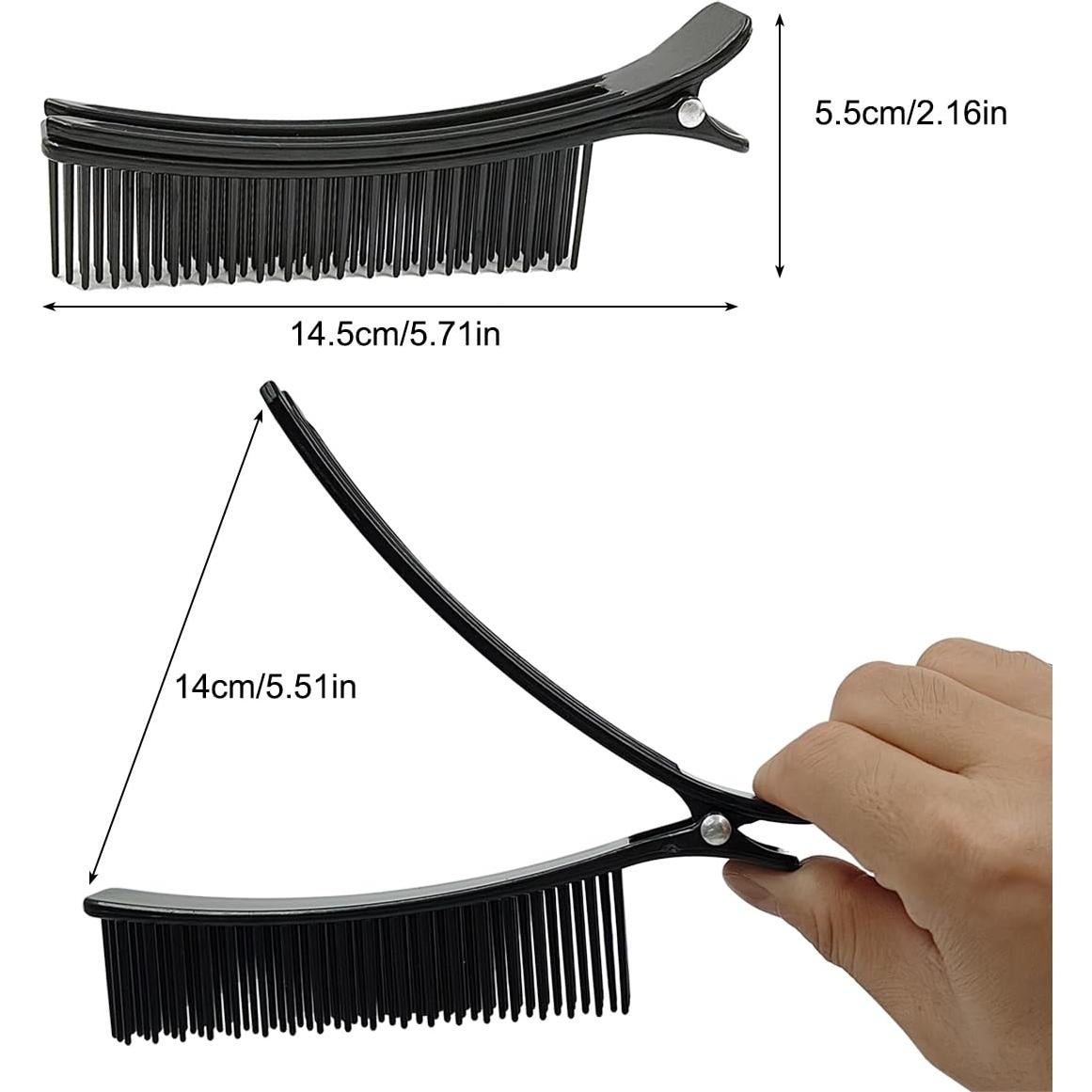 Clips de Sección para Cabello Sonku - 4 Piezas Antideslizantes