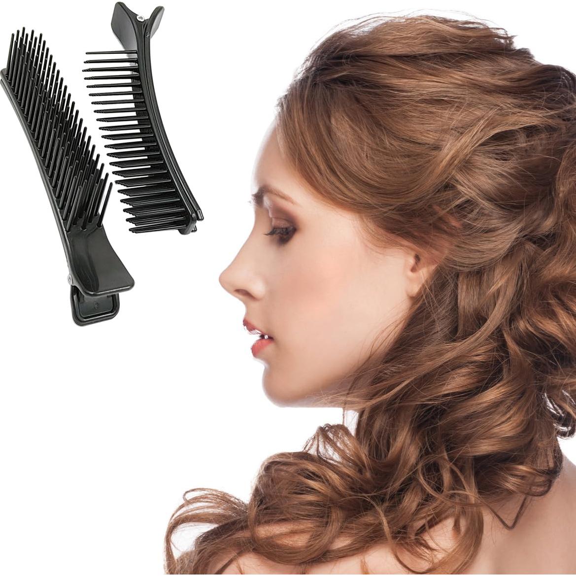 Clips de Sección para Cabello Sonku - 4 Piezas Antideslizantes